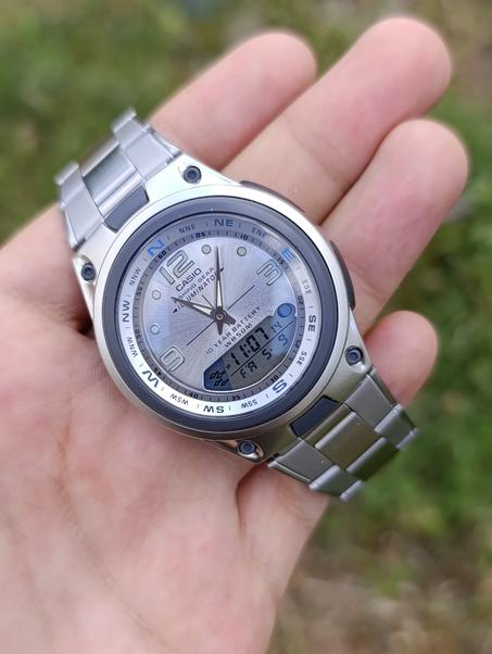 CASIO ILLUMINATOR AW-82D-7AVDF VERSION FISHING GEAR STAINLESS STEEL WR 50M