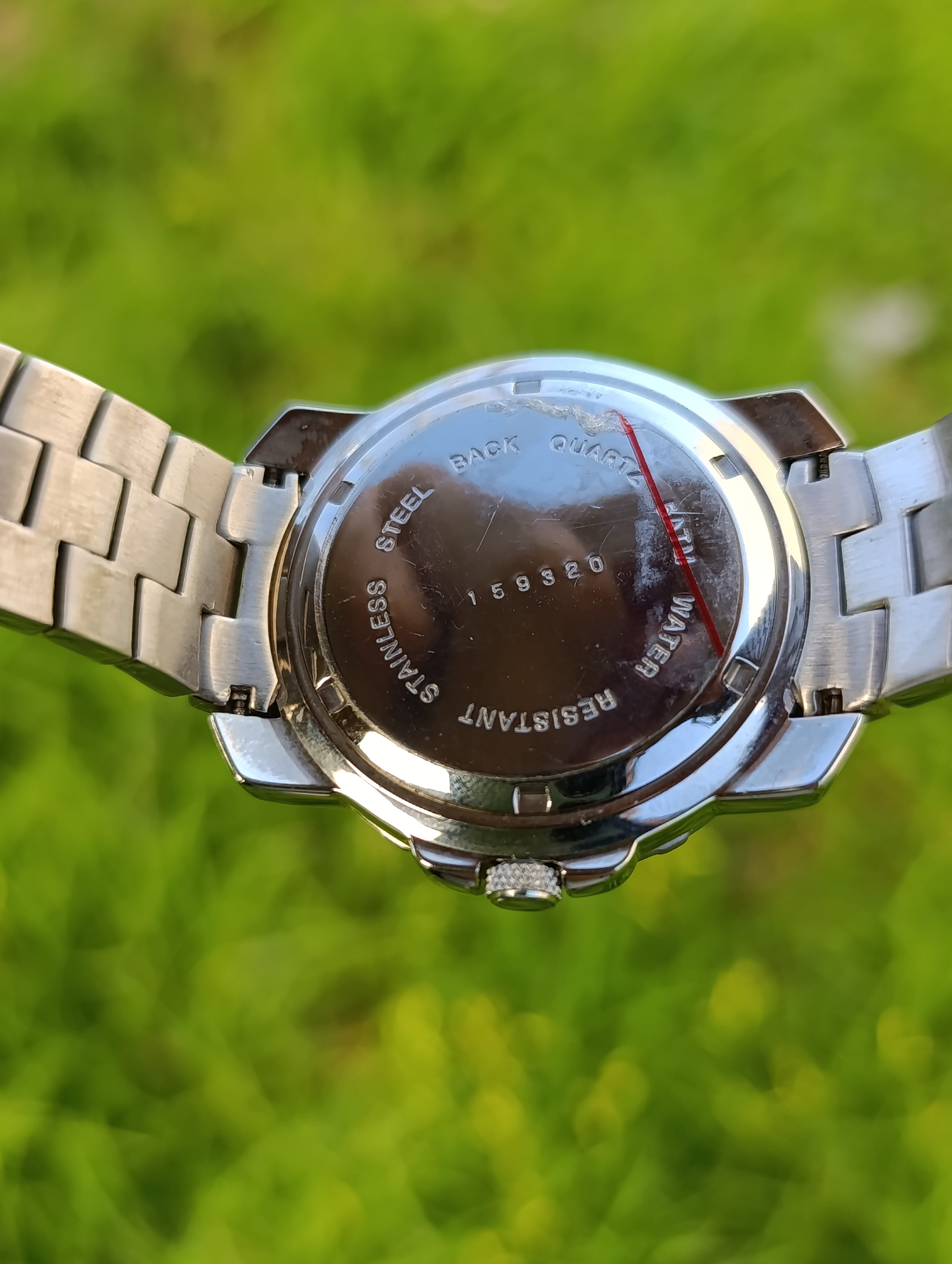 MONTRE THERMIDOR HOMME QUARTZ 159320 CADRAN BLANC STAINLESS STEEL