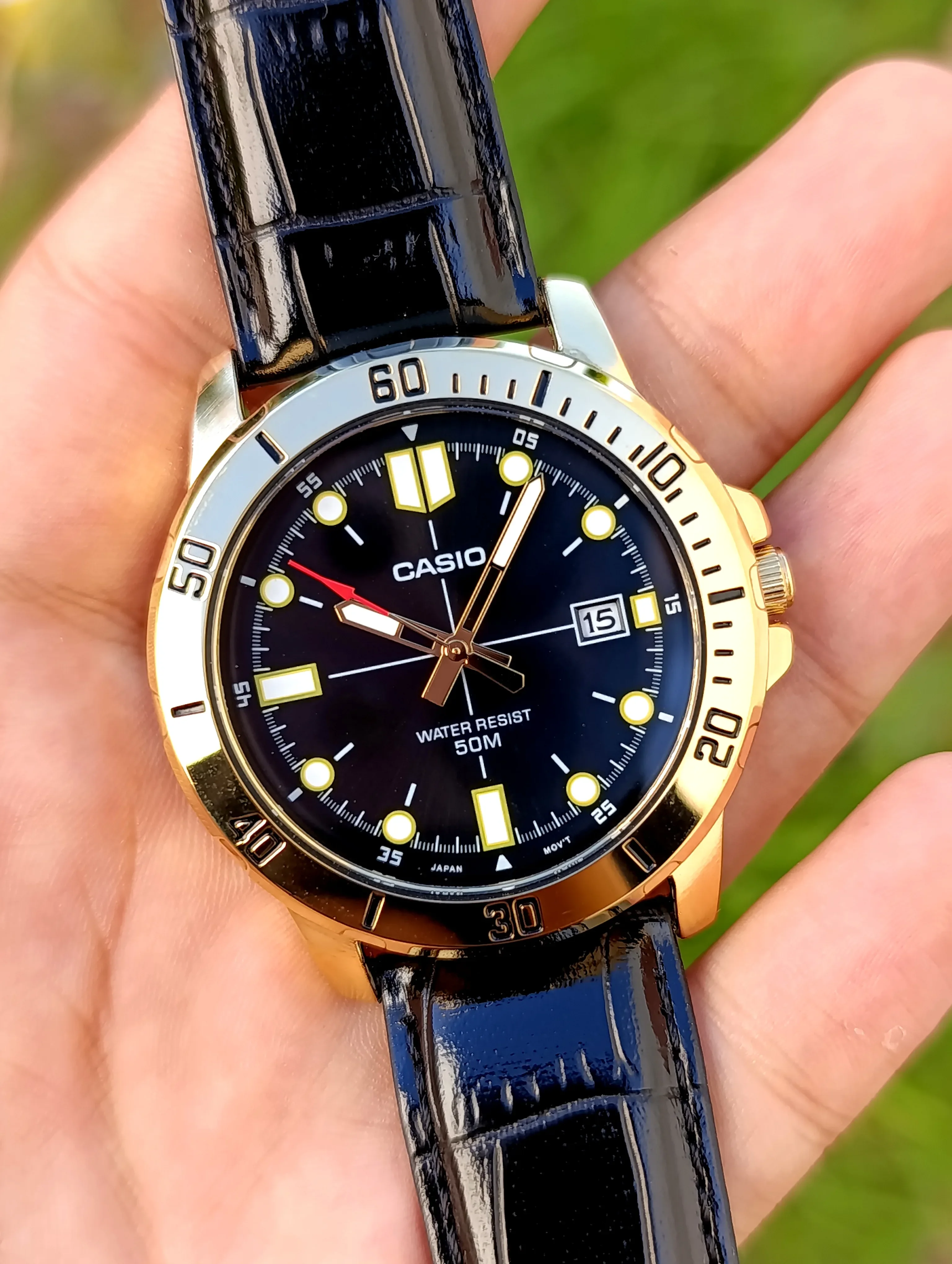 CASIO MTP-VD01GL-1EVUDF ORIGINAL HOMM NEUVE WATER RESISTANT 50M