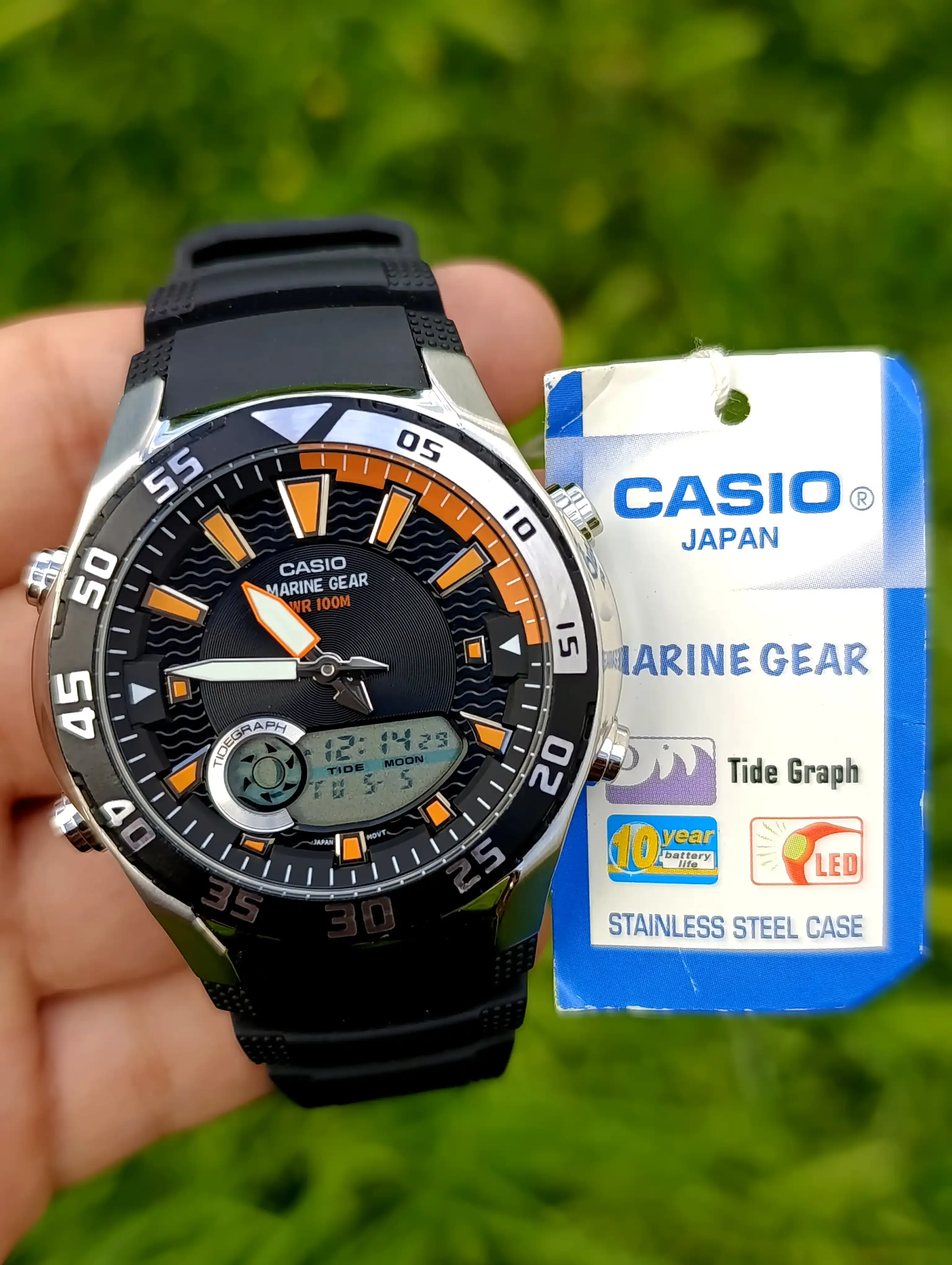 CASIO MARINE GEAR AMW-710-1AVDF ORIGINAL HOMME NEUVE WATER RESISTANT 100M