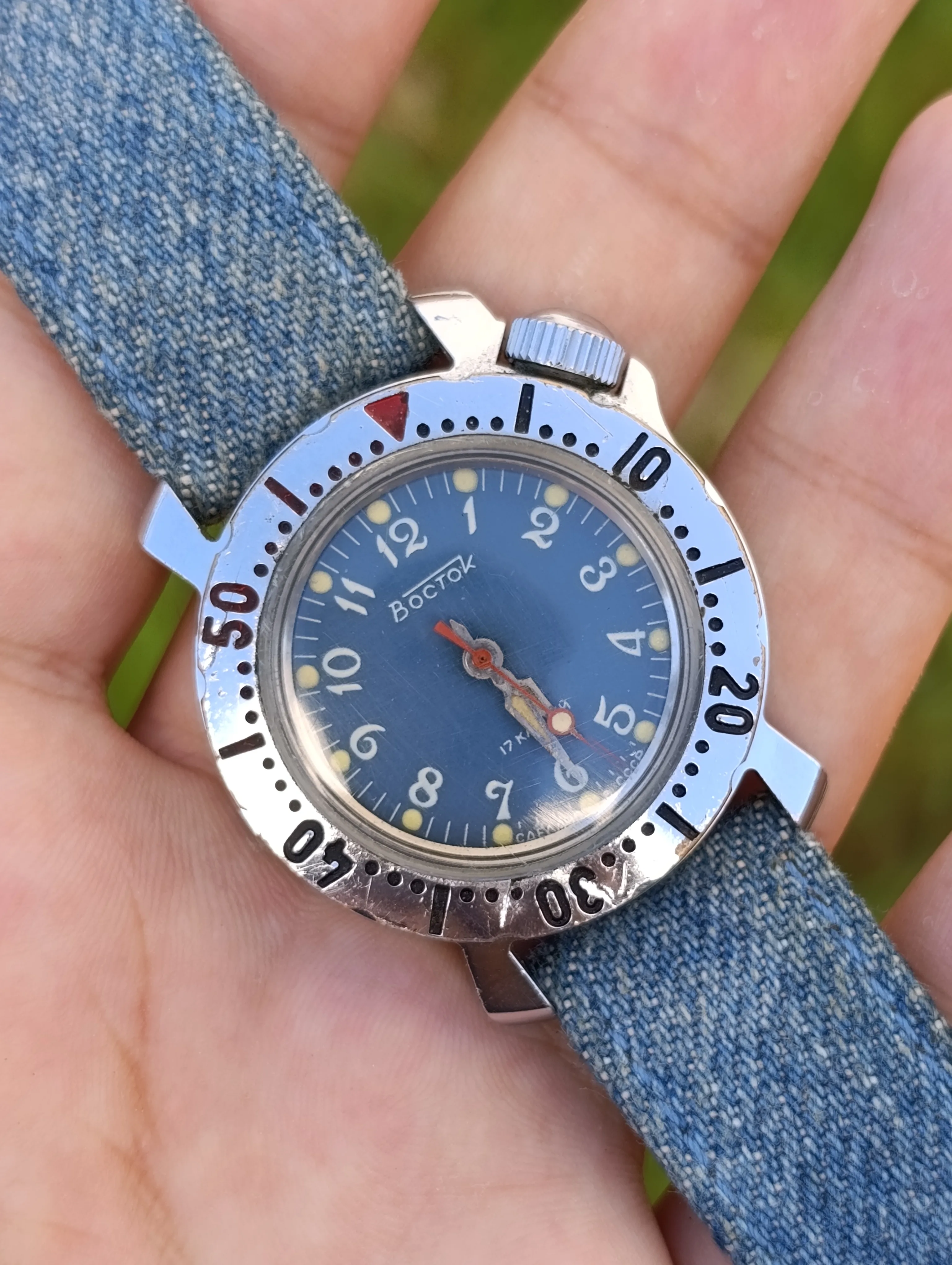 VOSTOK KOMANDIRSKIE   196656 – MONTRE VINTAGE SOVIÉTIQUE MÉCANIQUE MANUELLE