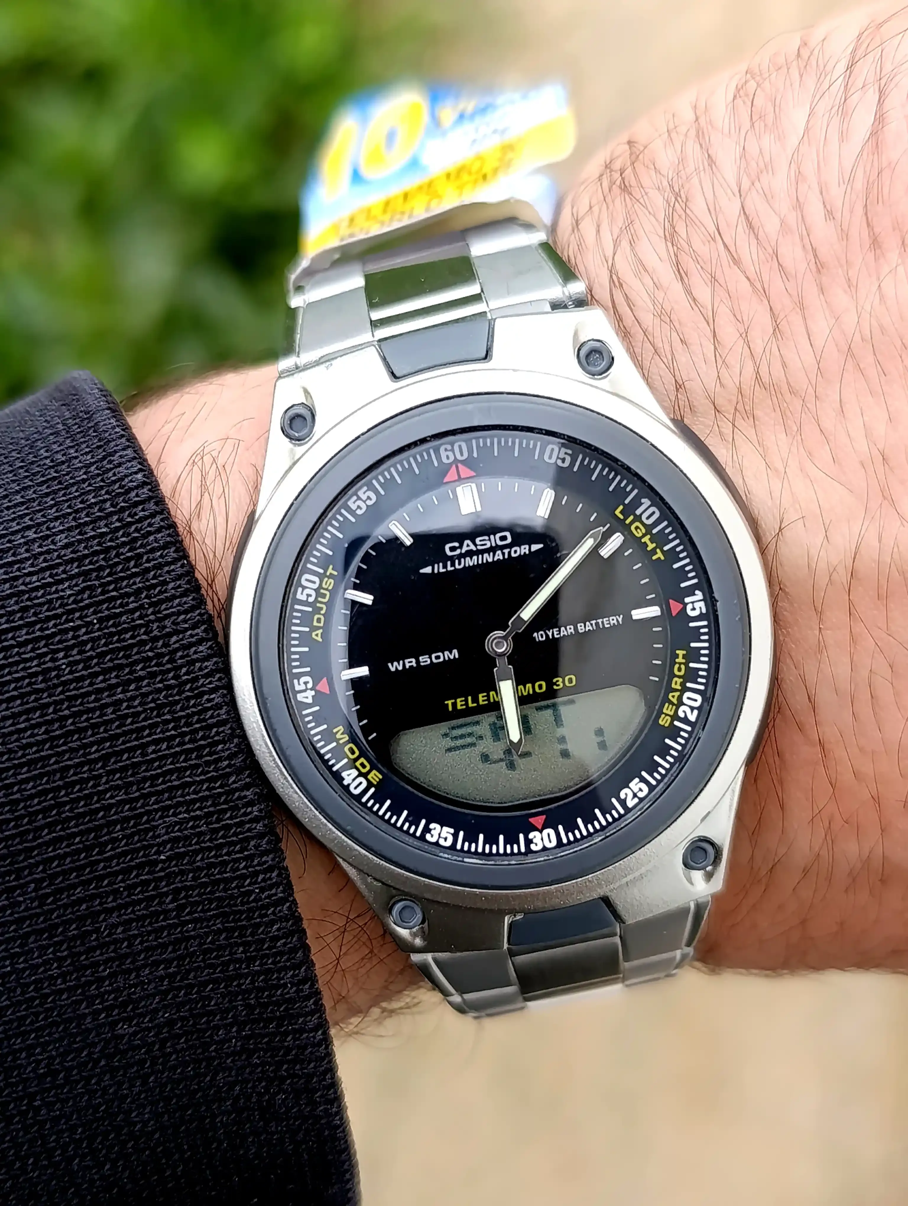 CASIO AW-80D-1AVDF ORIGINALE HOMME ANALOGIQUE & DIGITALE WR 50M