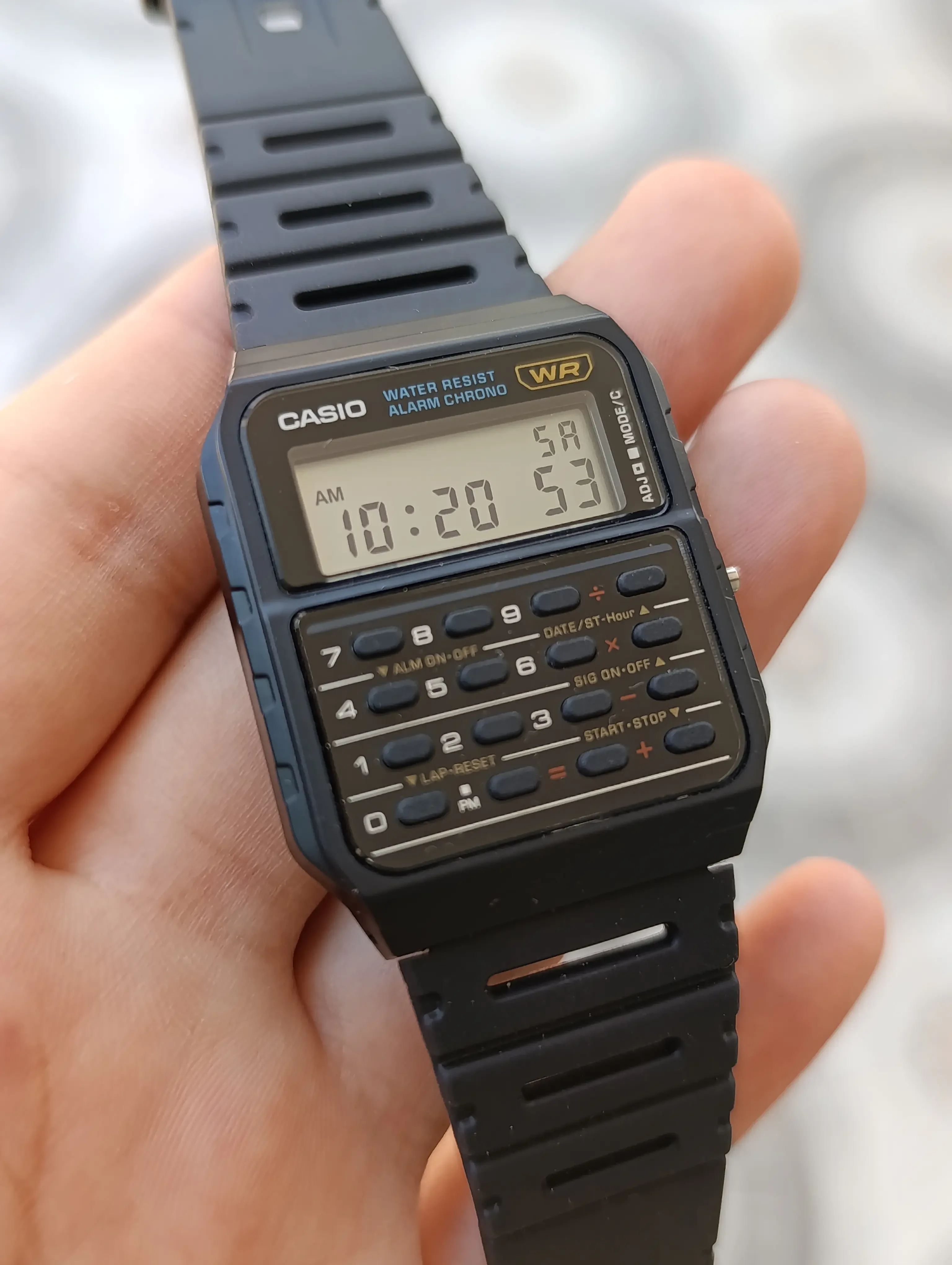 CASIO CA-53W-1 ORIGINAL   CALCULATRICE VINTAGE STYLE RÉTRO