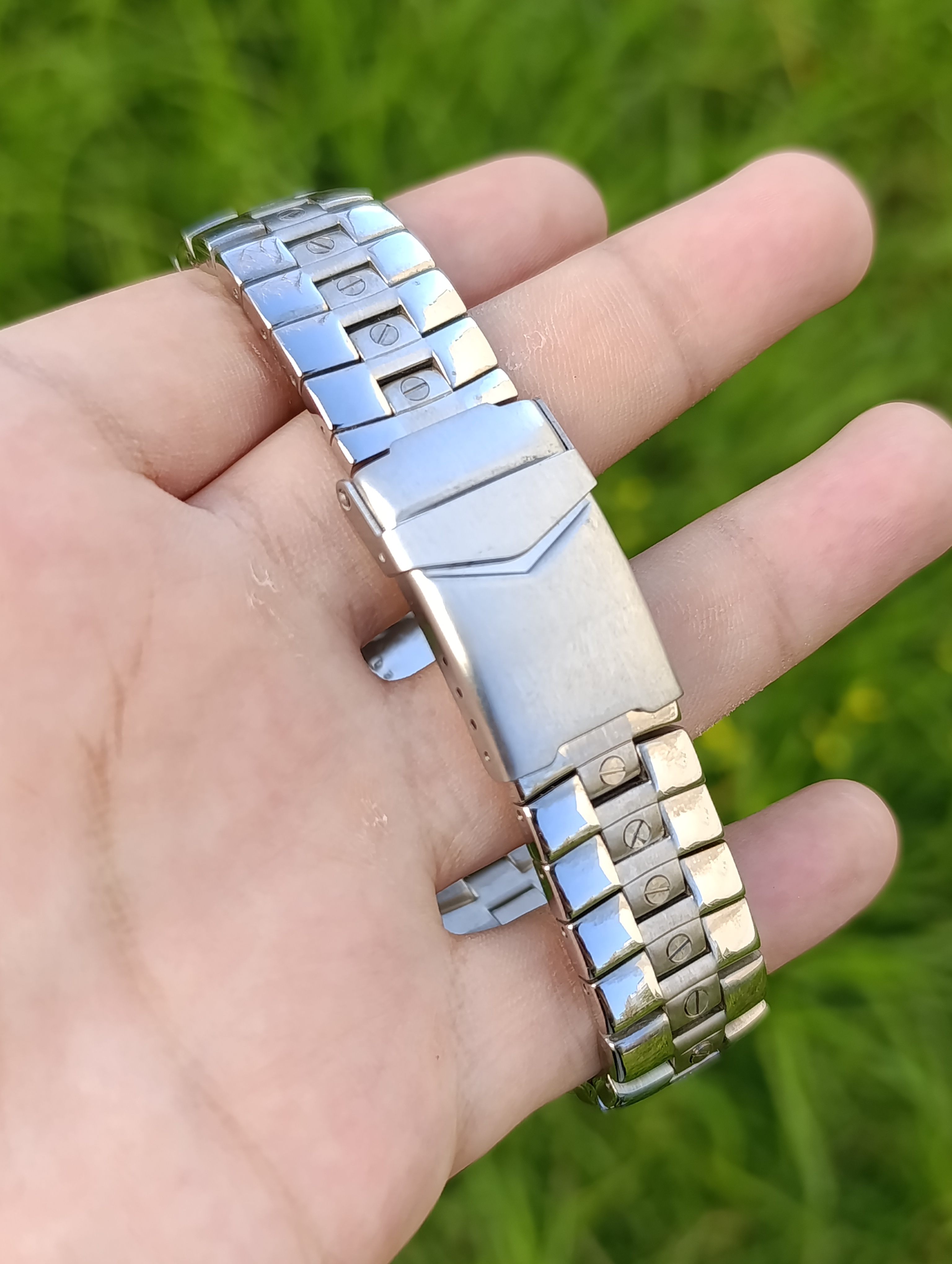 MONTRE THERMIDOR HOMME QUARTZ 159320 CADRAN BLANC STAINLESS STEEL