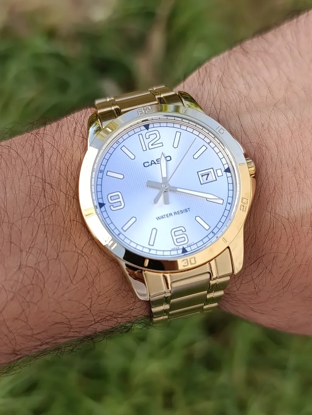 CASIO MTP-V004G-7B2UDF ORIGINAL HOMME NUEVE QUARTZ WATER RESISITANT