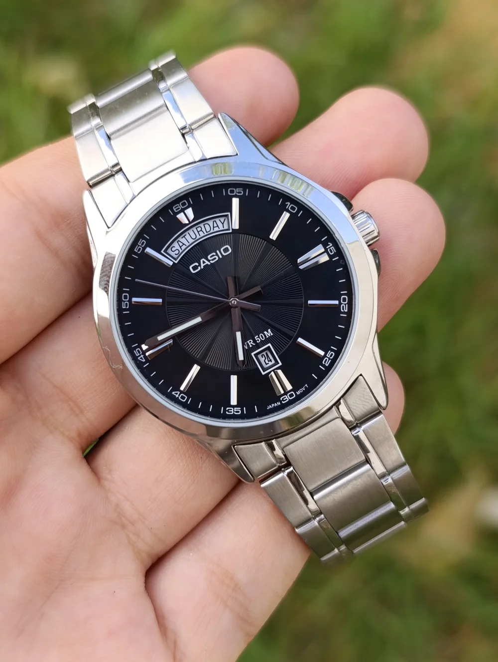 CASIO MTP-1381D-1AVDF ORIGINAL HOMME NEUVE QUARTZ WR 50M STAINLESS STEEL