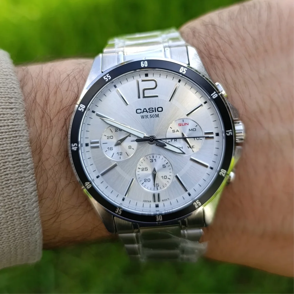 CASIO MTP-1374D-7AVDF  CHRONO ORIGINAL HOMME NEUVE QUARTZ WR 50M