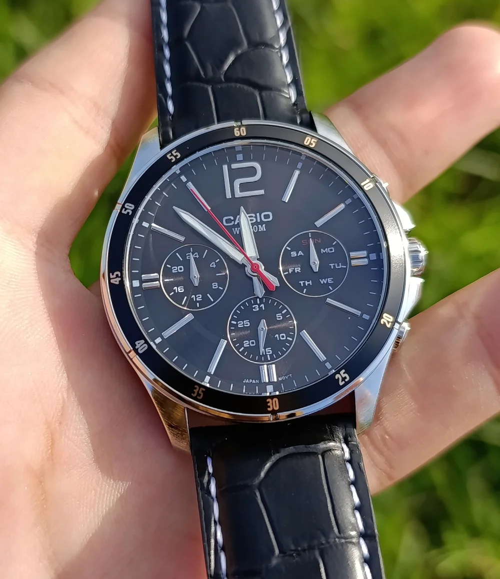 CASIO MTP-1374L-1AVDF  CHRONO ORIGINAL HOMME NEUVE QUARTZ WR 50M JELD