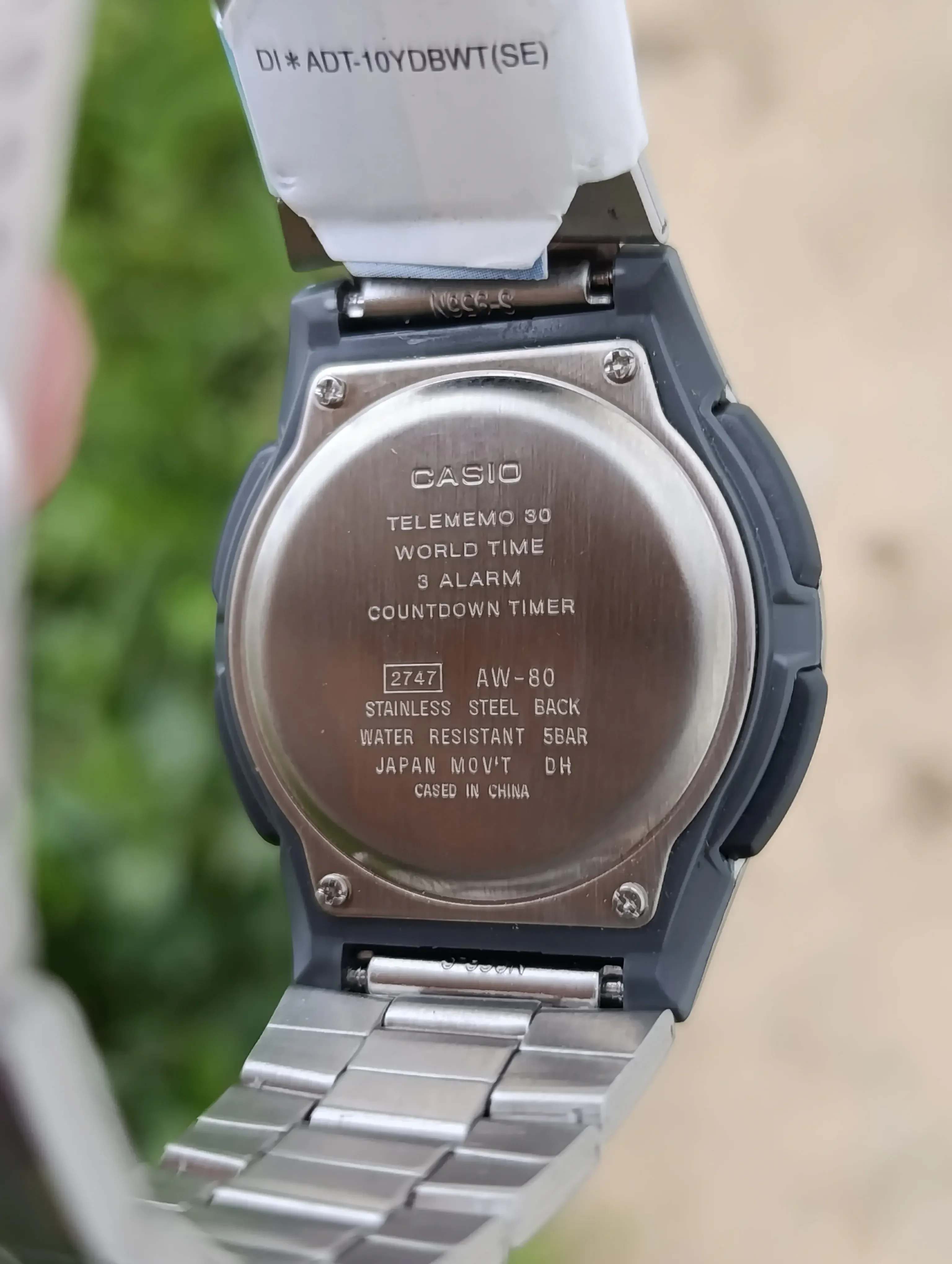 CASIO AW-80D-1AVDF ORIGINALE HOMME ANALOGIQUE & DIGITALE WR 50M