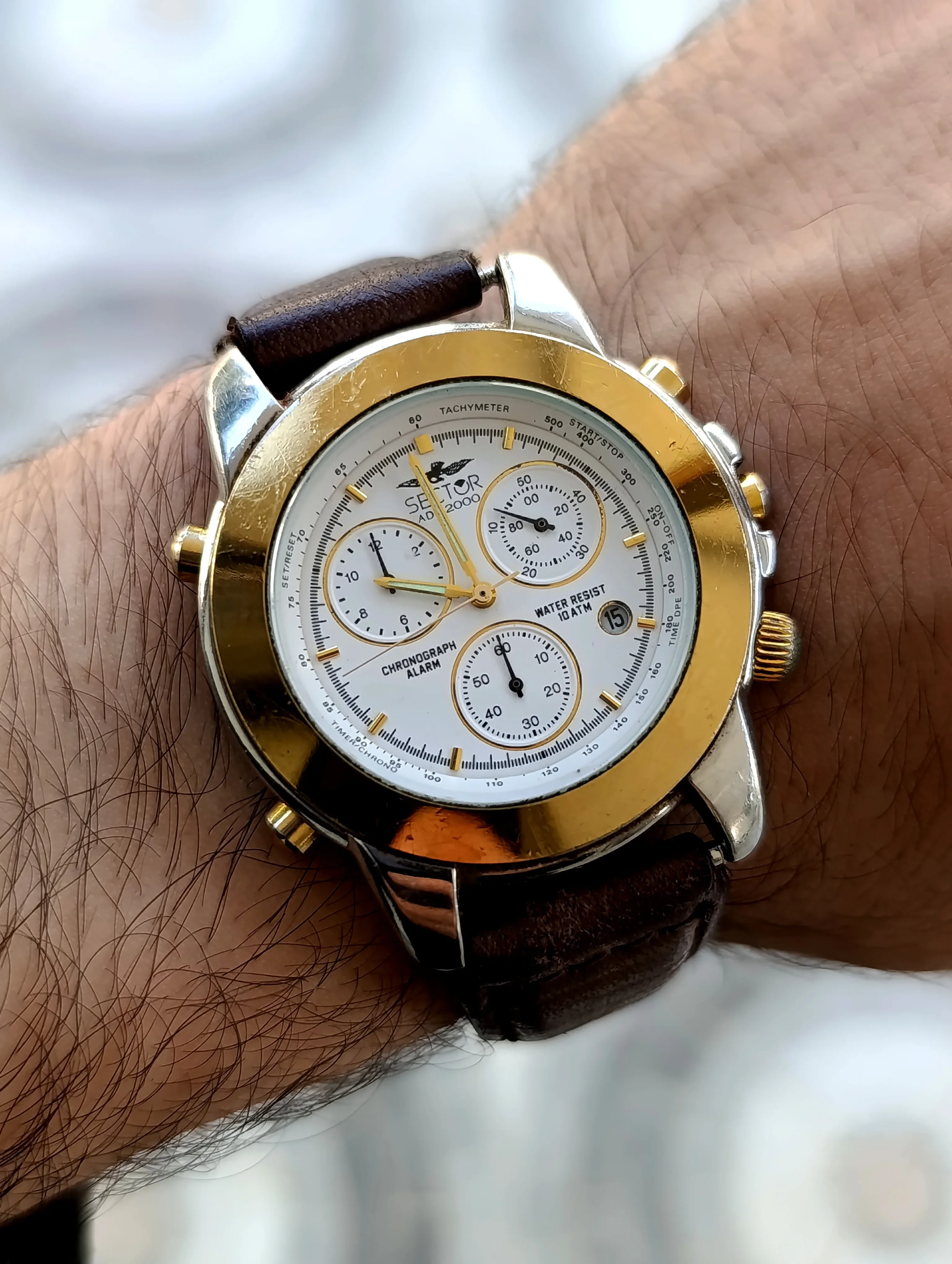 MONTRE SECTOR ADV  2000 – CHRONOGRAPHE ALARME – RÉFÉRENCE 195104