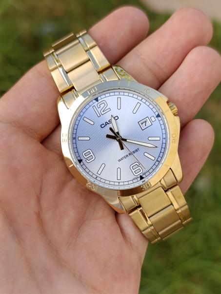 CASIO MTP-V004G-7B2UDF ORIGINAL HOMME NUEVE QUARTZ WATER RESISITANT