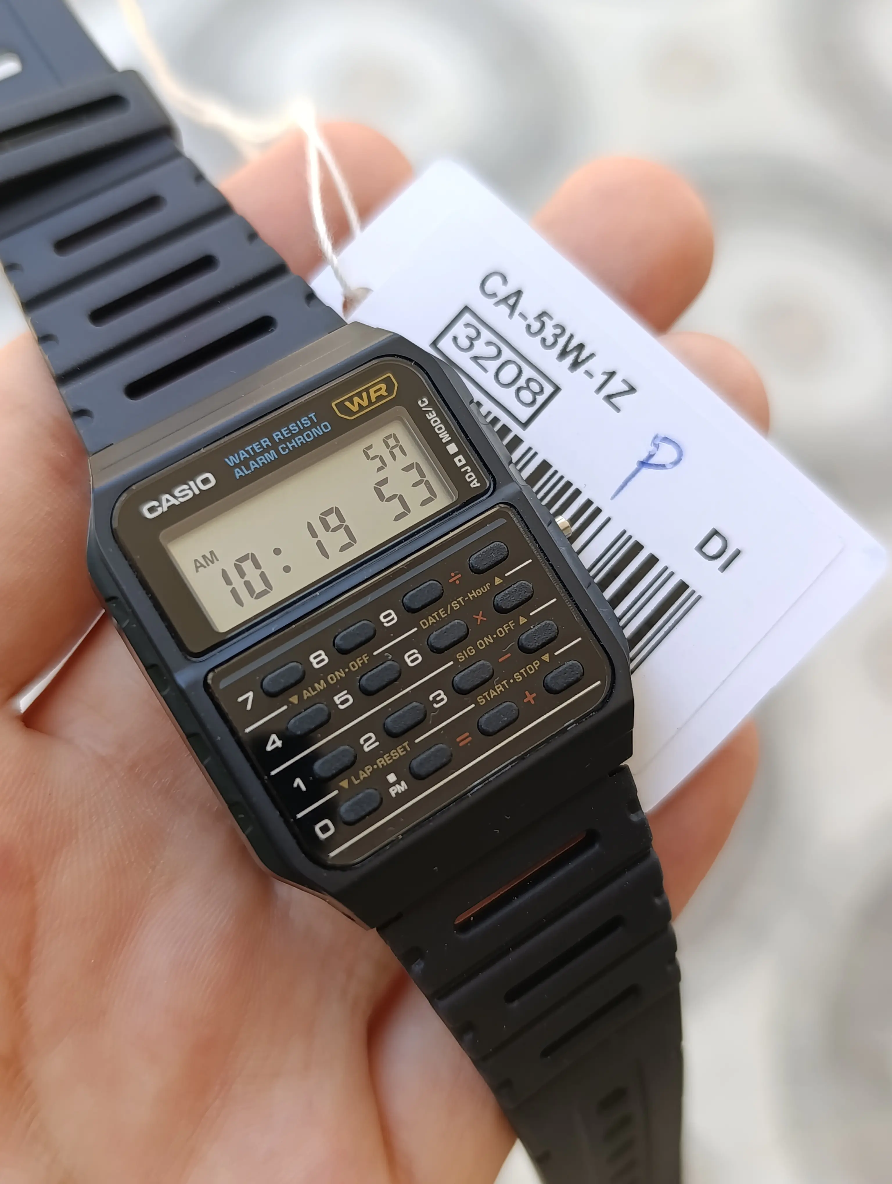 CASIO CA-53W-1 ORIGINAL   CALCULATRICE VINTAGE STYLE RÉTRO
