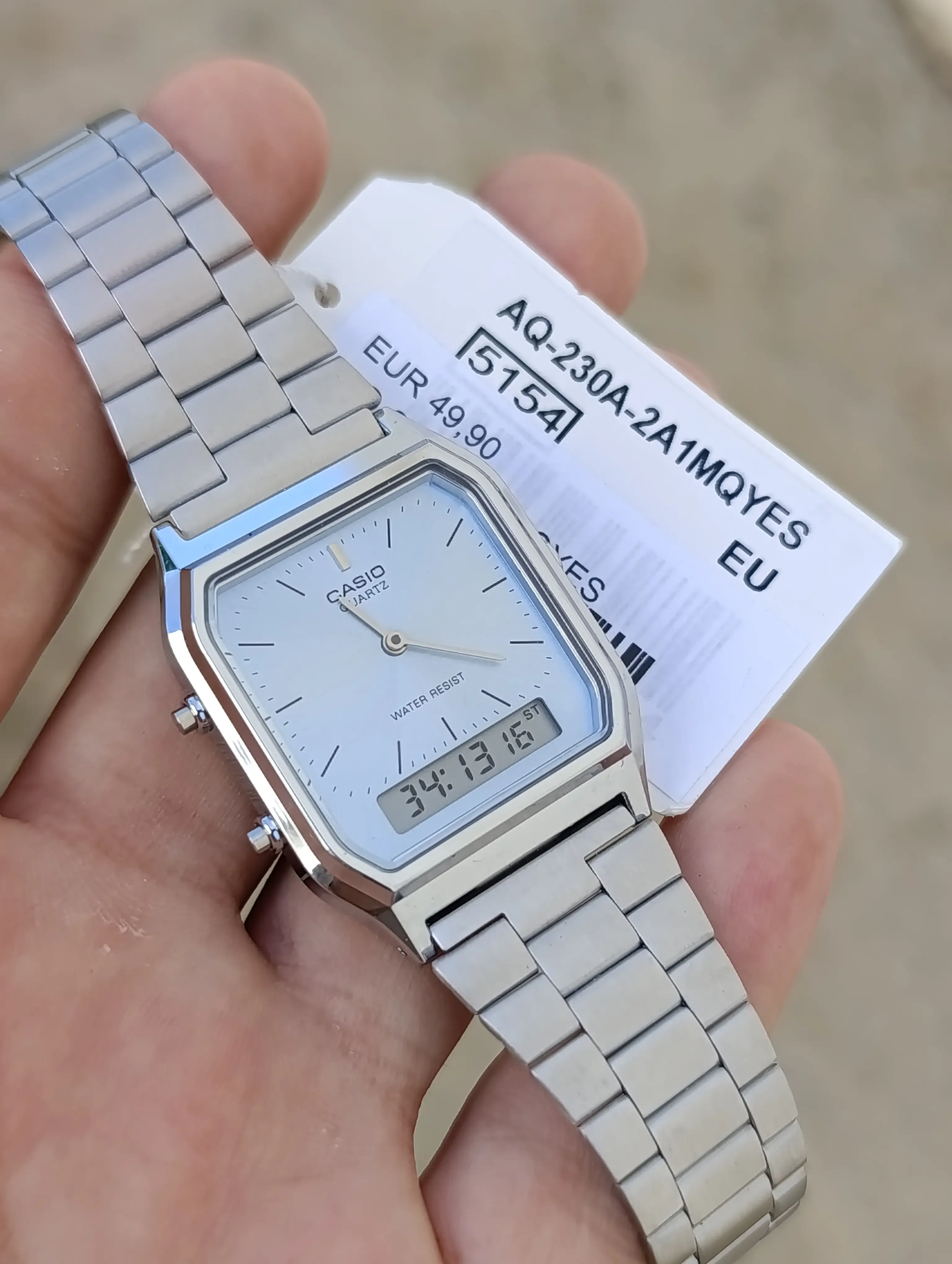 CASIO  AQ-230Q-2A1MQYES ORIGINAL HOMME NEUE WATER RESISITANT