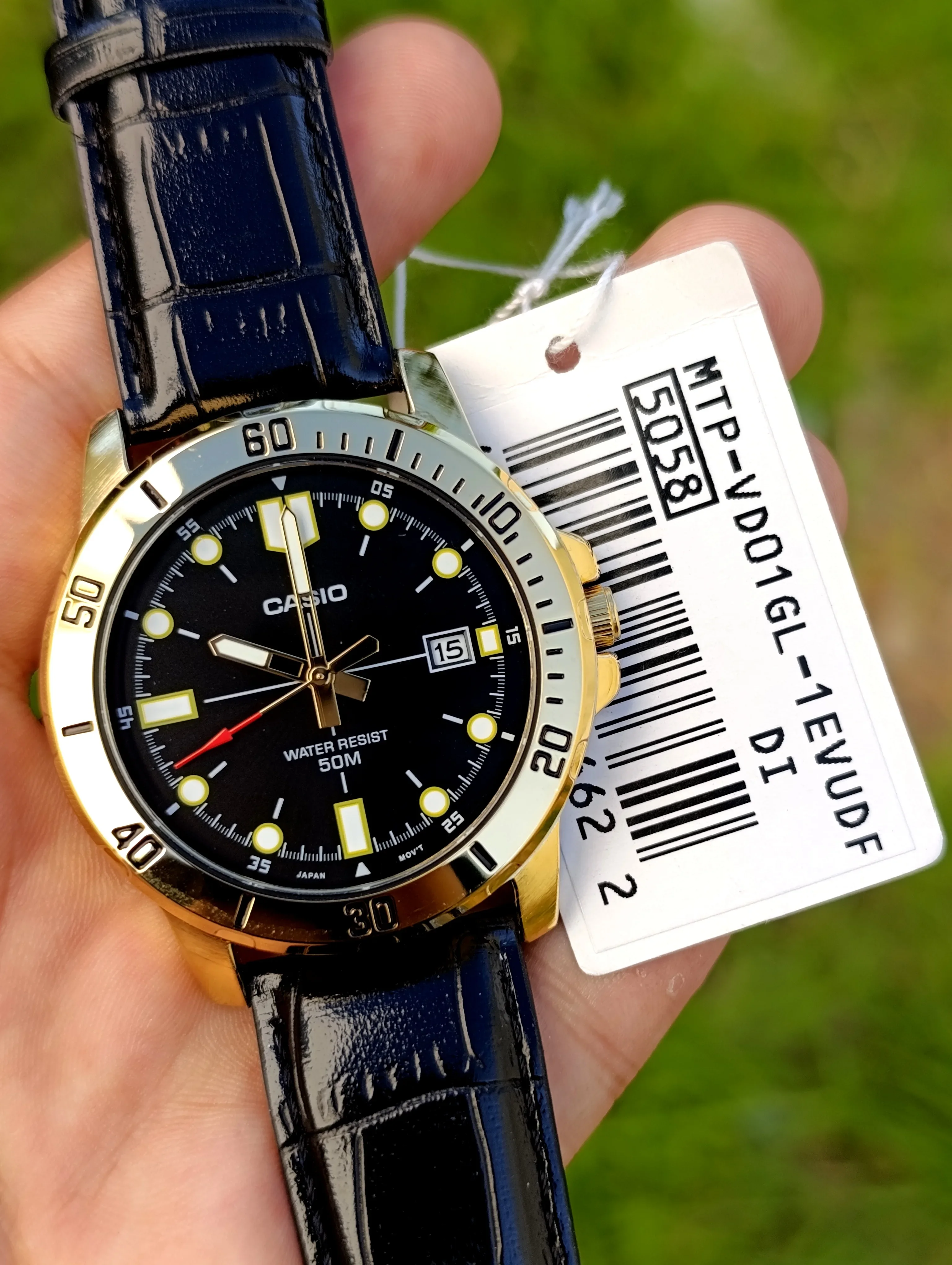 CASIO MTP-VD01GL-1EVUDF ORIGINAL HOMM NEUVE WATER RESISTANT 50M
