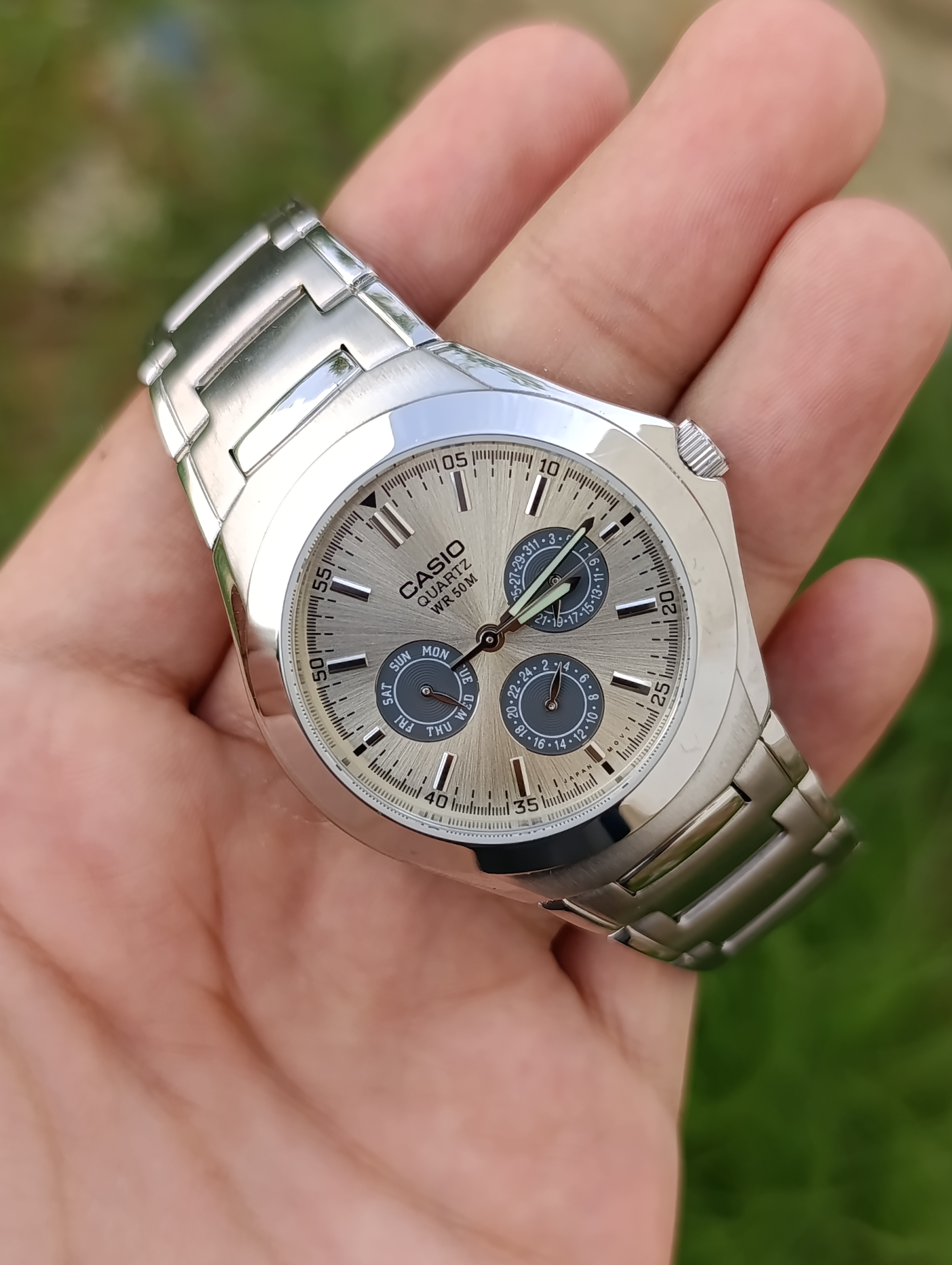 MONTRE CASIO MTP-1247D-9AVDF ORIGINAL HOMME NEUVE QUARTZ WR 50M MULTIFONCTION
