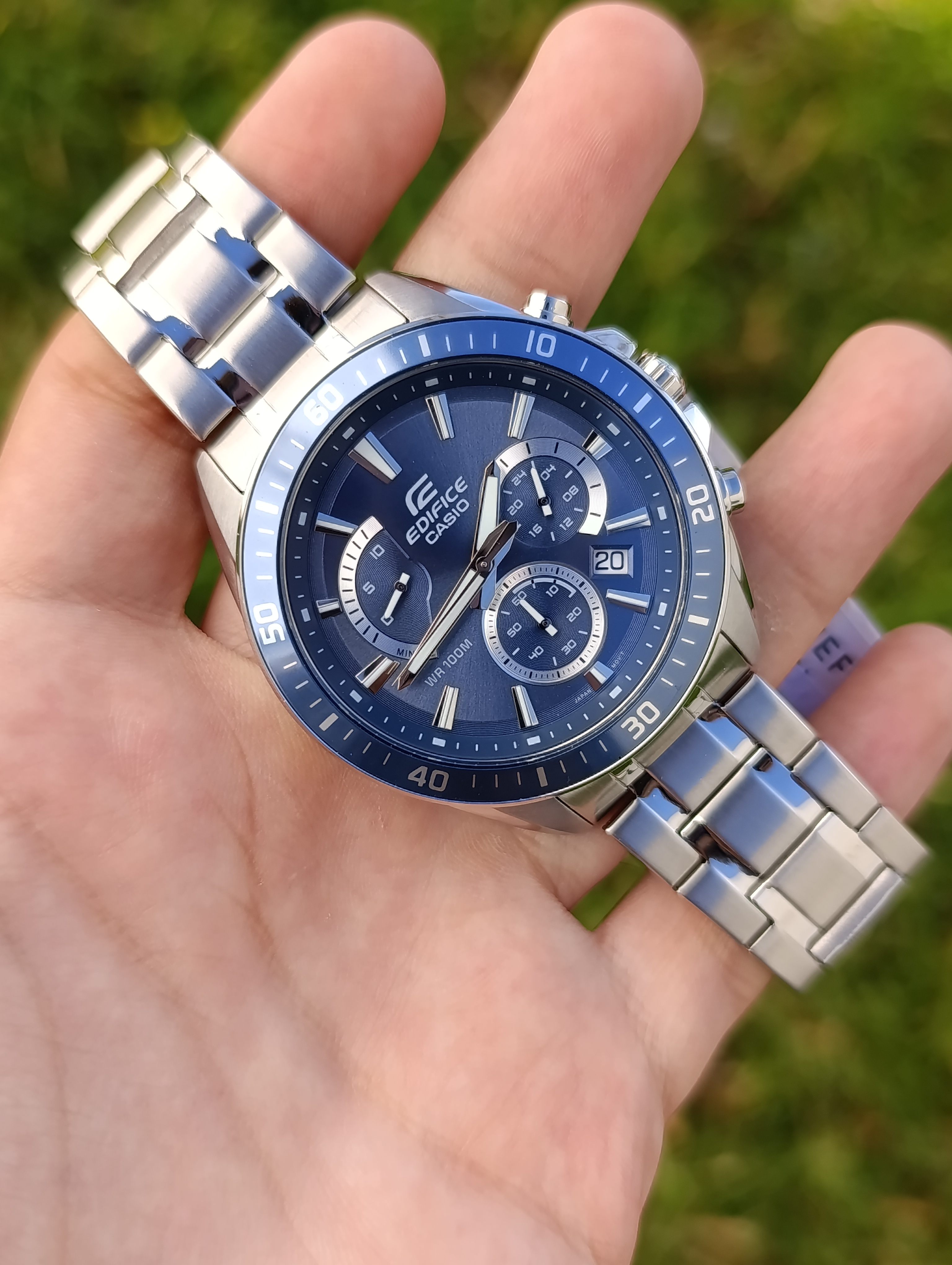 CASIO EDIFICE EFR-552D-2AVUEF  CHRONOGRAPH ORIGINAL HOMME NEUVE WR 100M