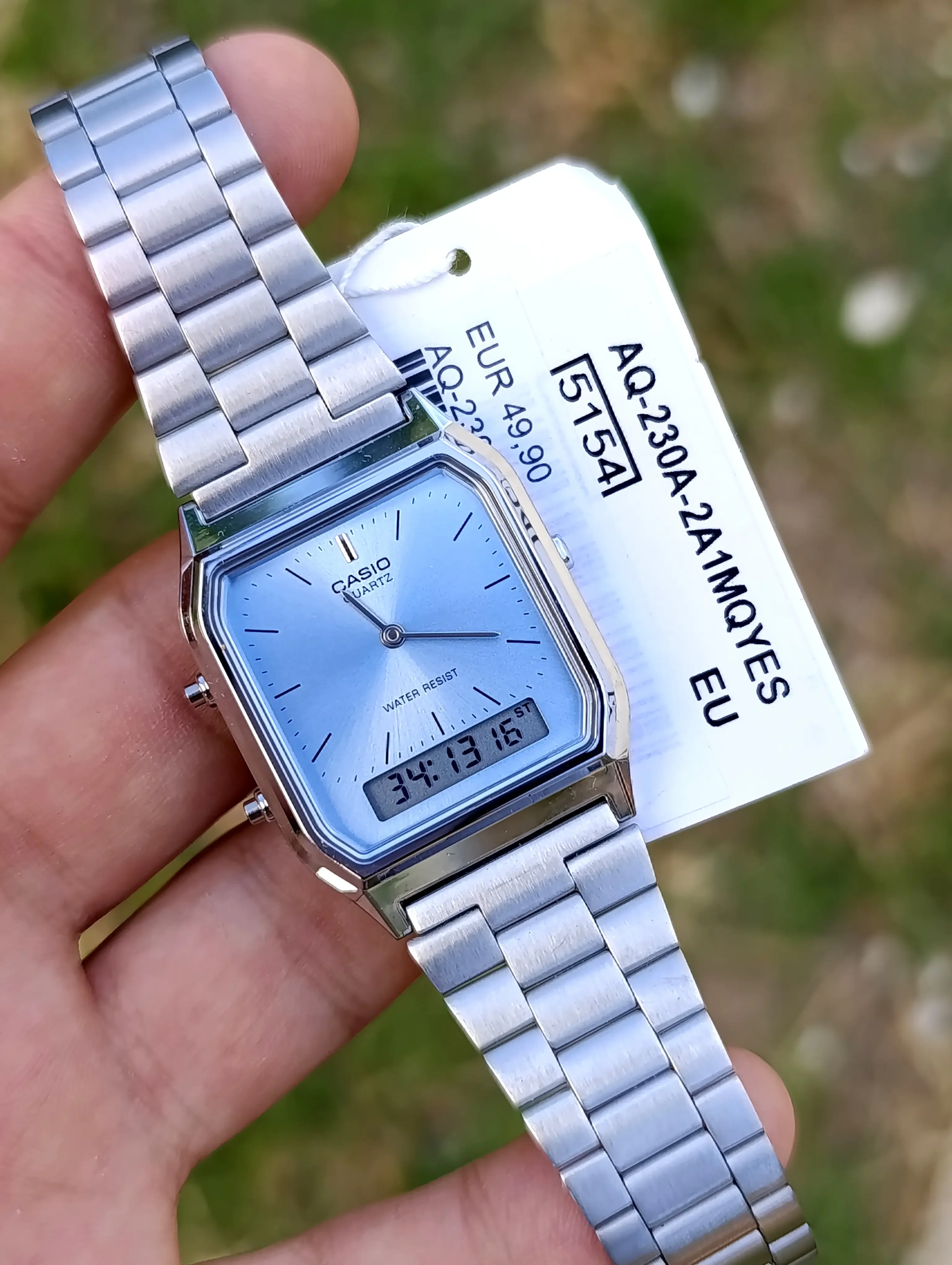 CASIO  AQ-230Q-2A1MQYES ORIGINAL HOMME NEUE WATER RESISITANT