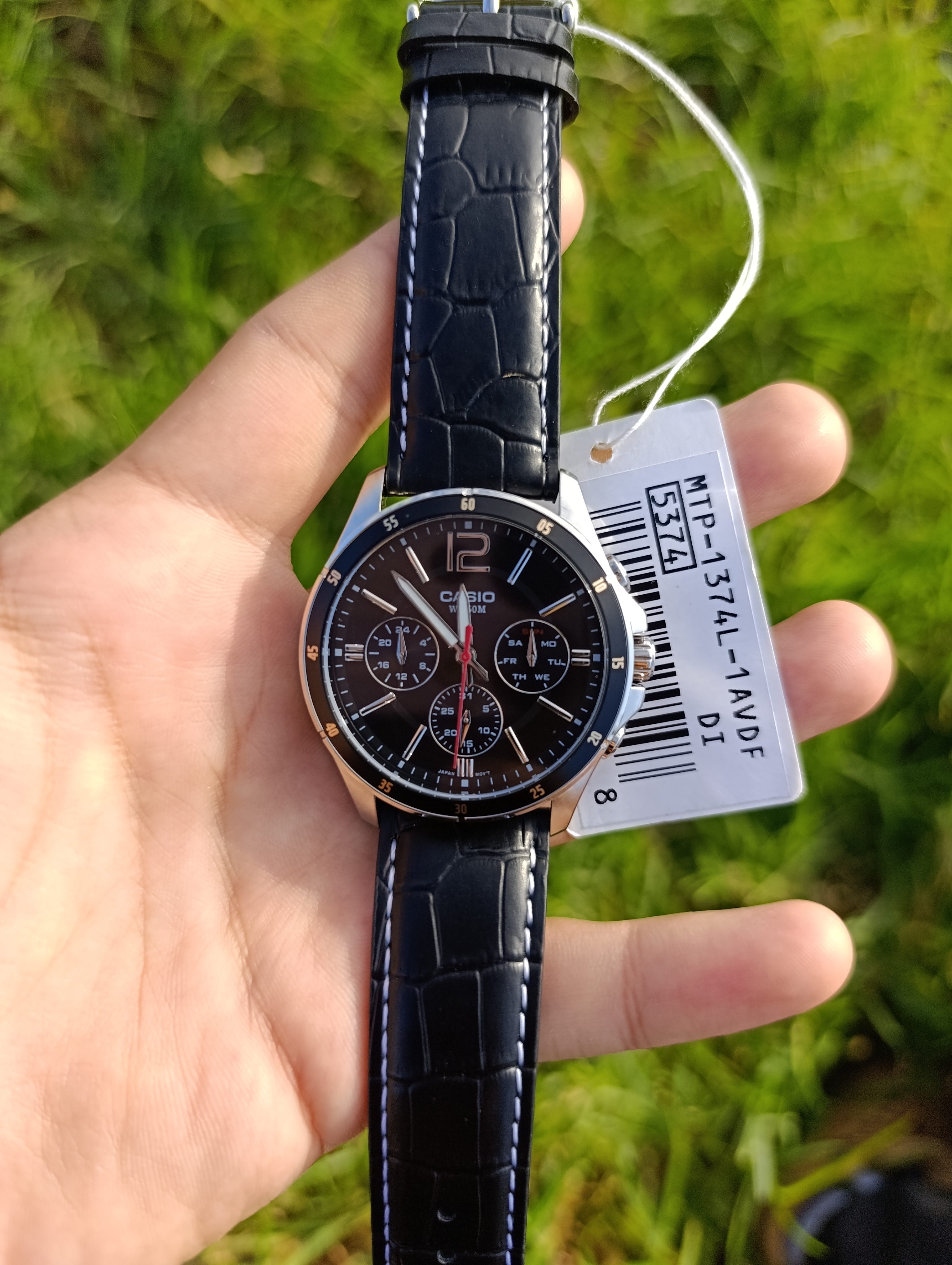 CASIO MTP-1374L-1AVDF  CHRONO ORIGINAL HOMME NEUVE QUARTZ WR 50M JELD