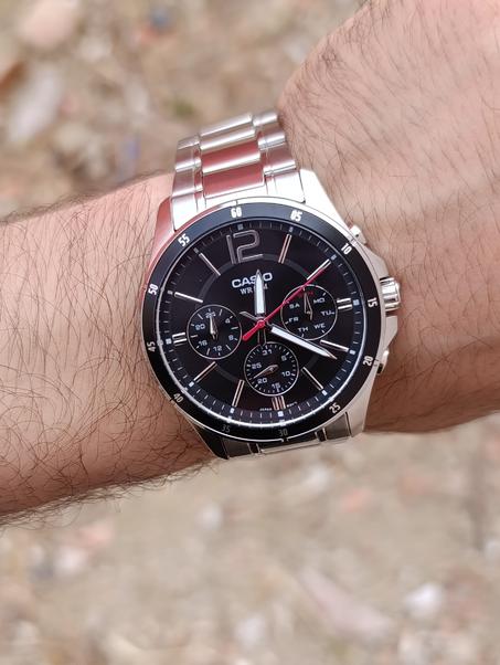 CASIO MTP-1374D-1AVDF  CHRONO ORIGINAL HOMME NEUVE QUARTZ WR 50M