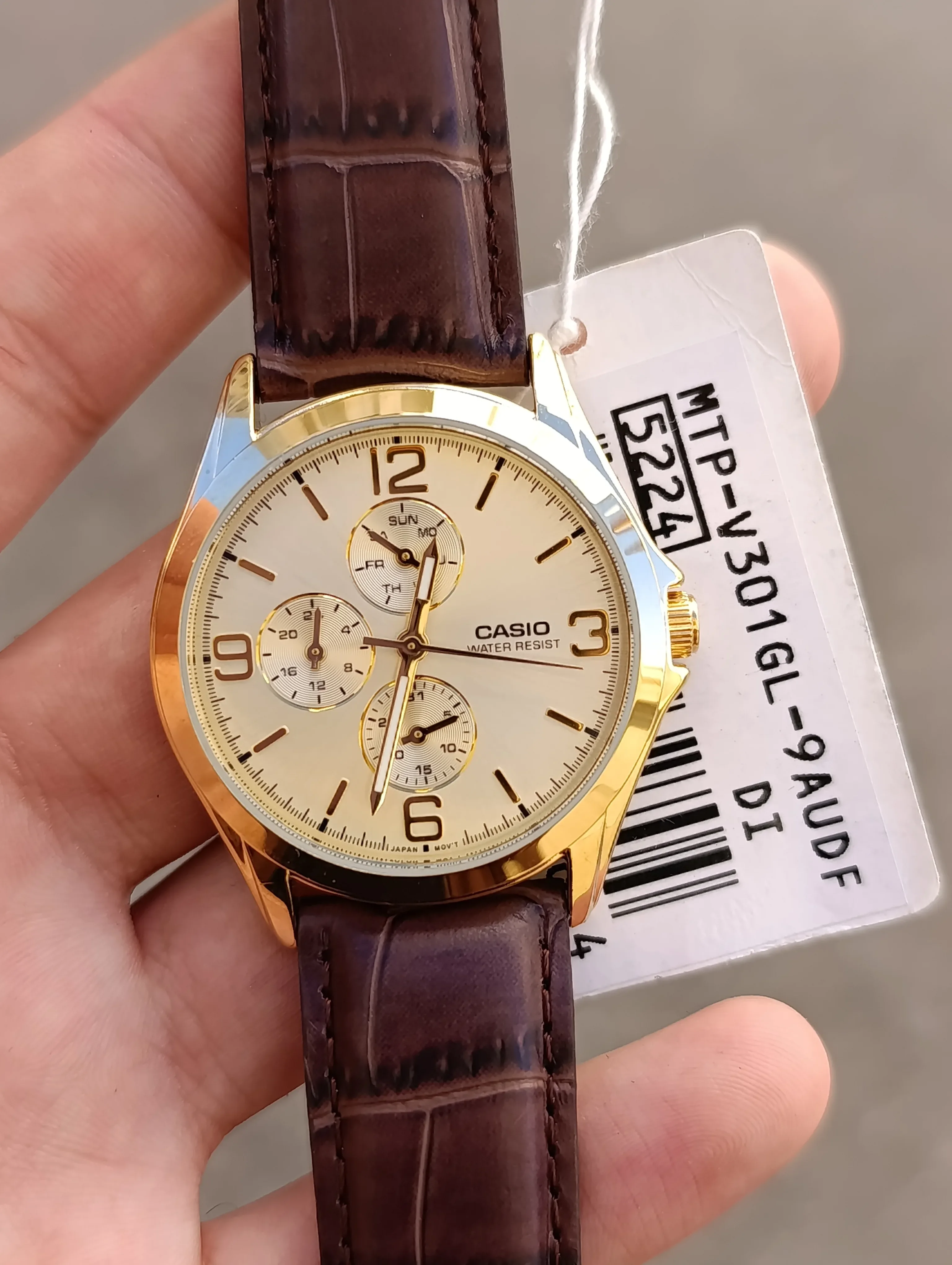MONTRE CASIO MTP-V301GL-9AUDF HOMME  MULTIFONCTION  NEUVE