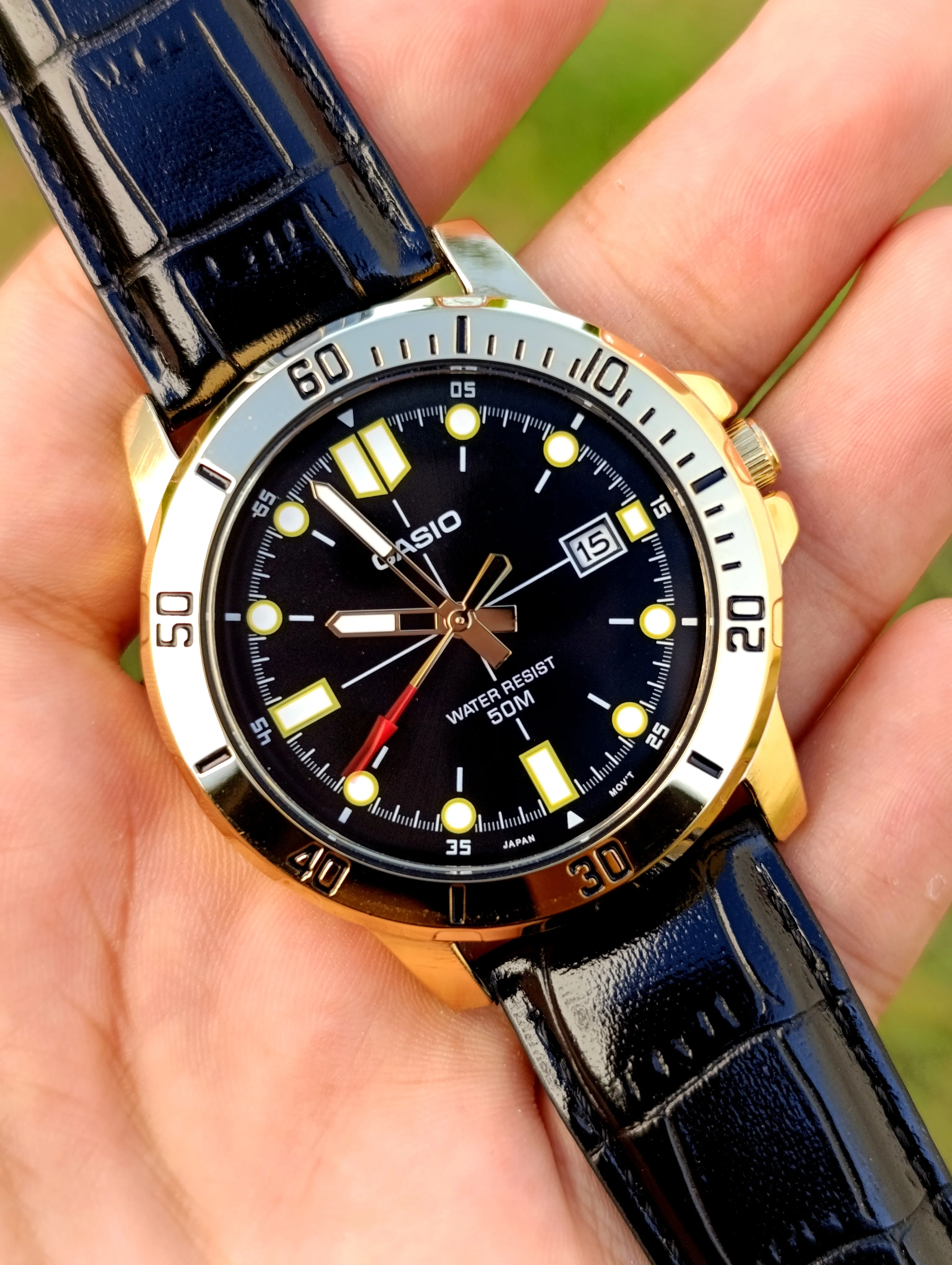CASIO MTP-VD01GL-1EVUDF ORIGINAL HOMM NEUVE WATER RESISTANT 50M