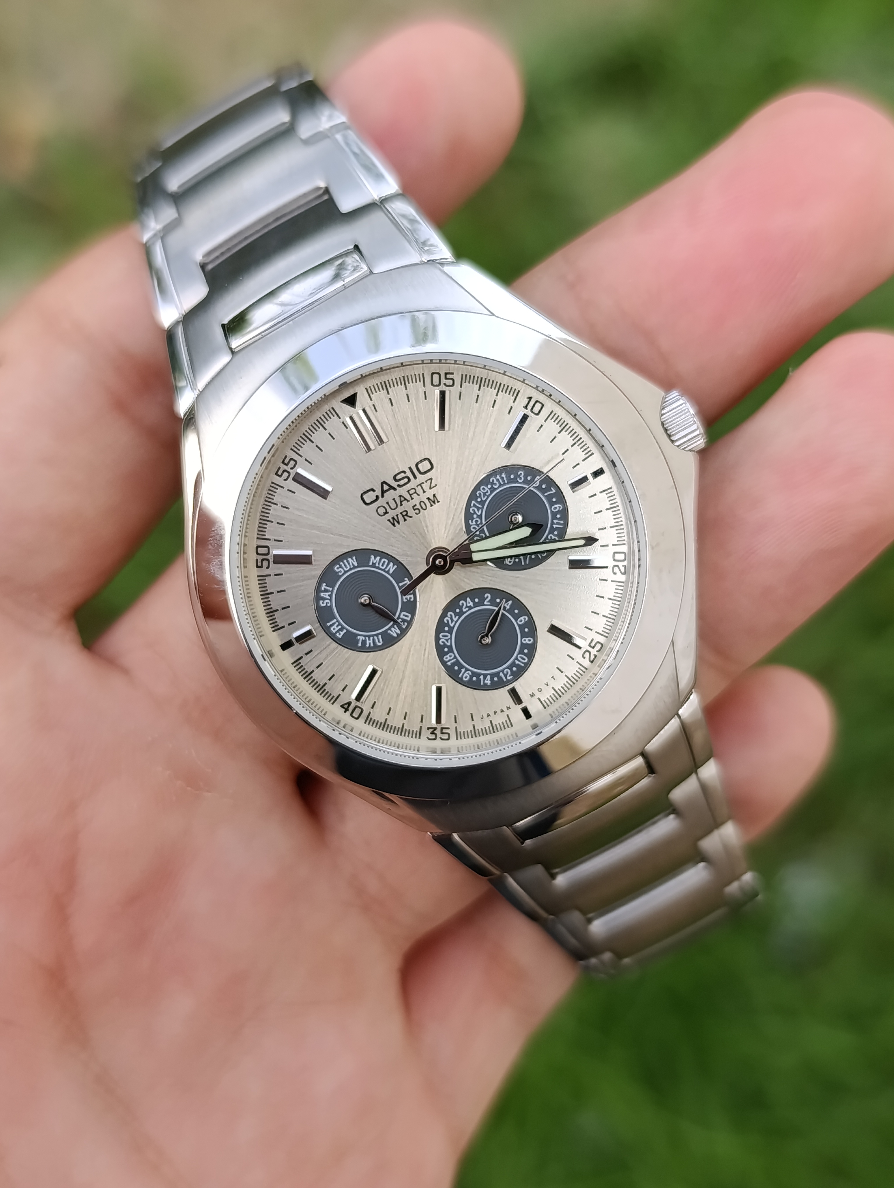 MONTRE CASIO MTP-1247D-9AVDF ORIGINAL HOMME NEUVE QUARTZ WR 50M MULTIFONCTION
