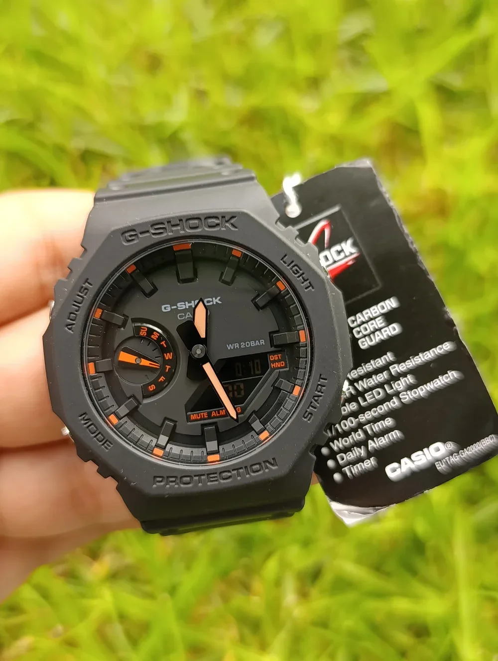 CASIO G-SHOCK GA-2100-1A4ER HOMME WR 20BAR
