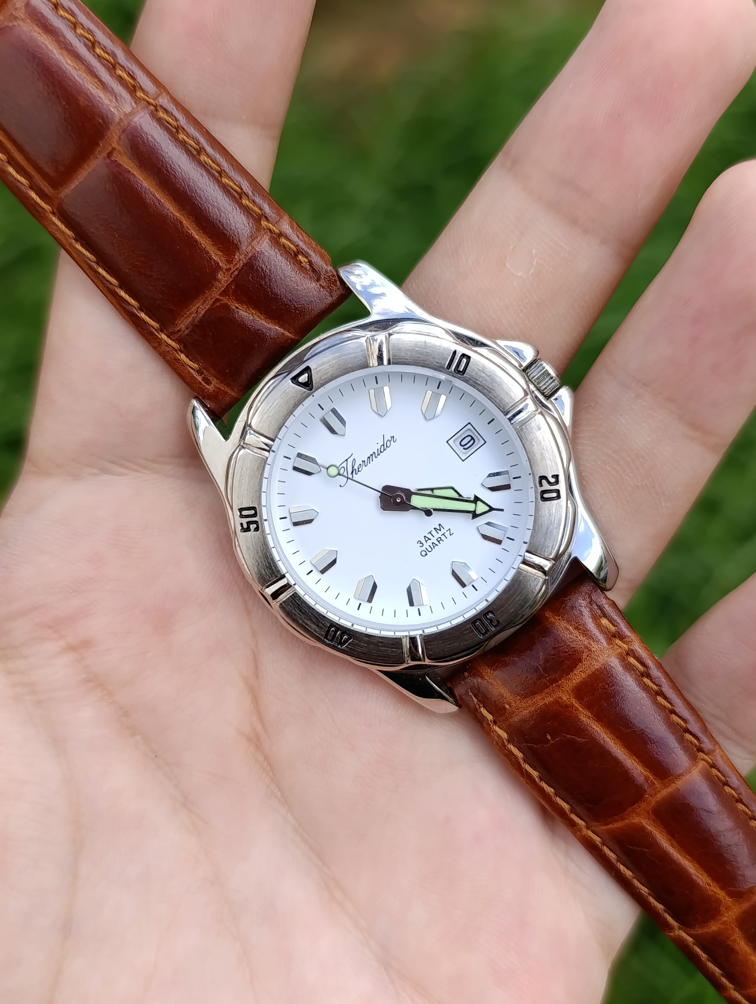 MONTRE THERMIDOR 685553 JELD ORIGINAL NEUVE QUARTZ WATER RESISTANT 3ATM