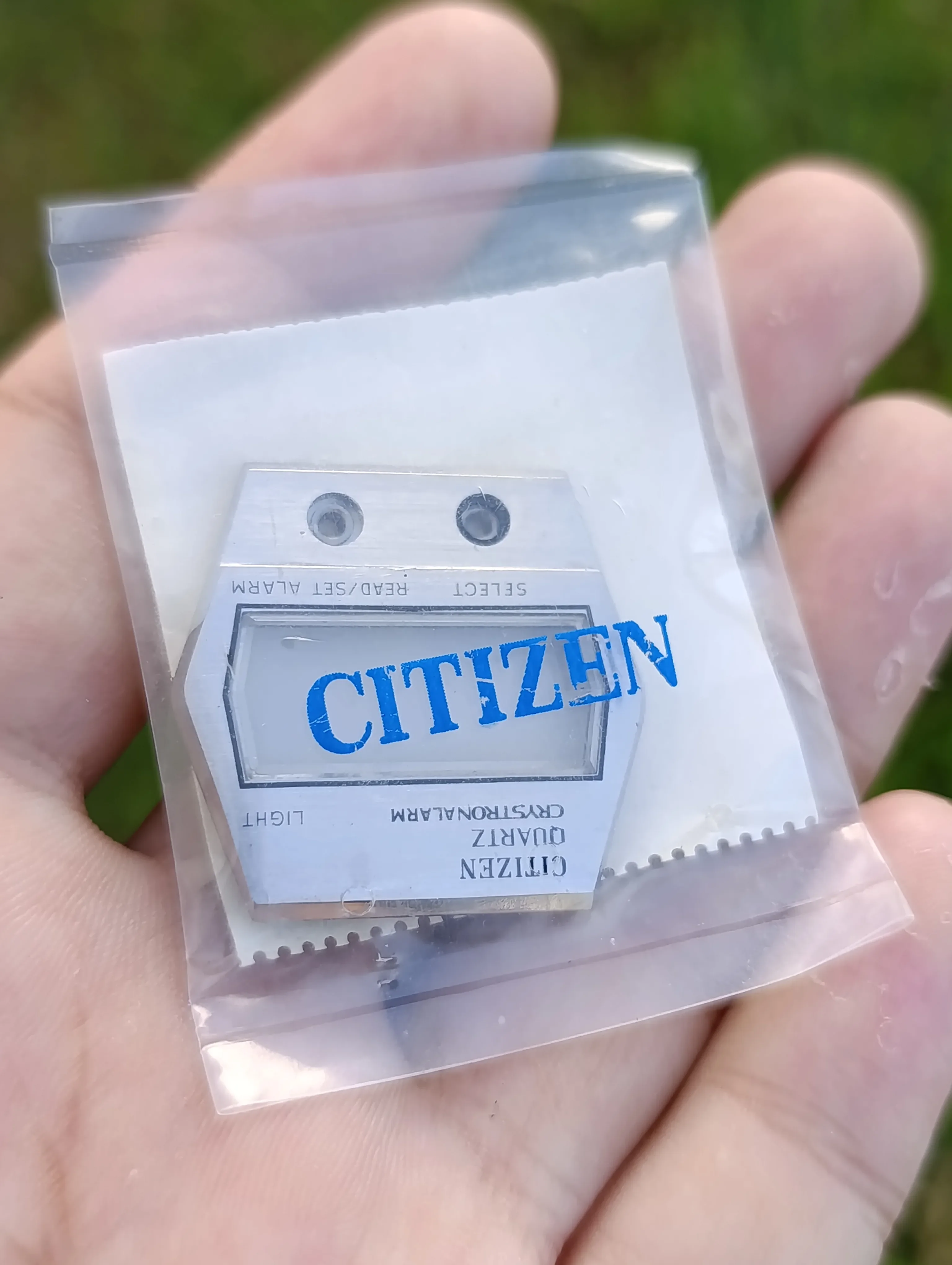 Cristal d’origine Citizen Crystron Alarm – Réf. 54-62331