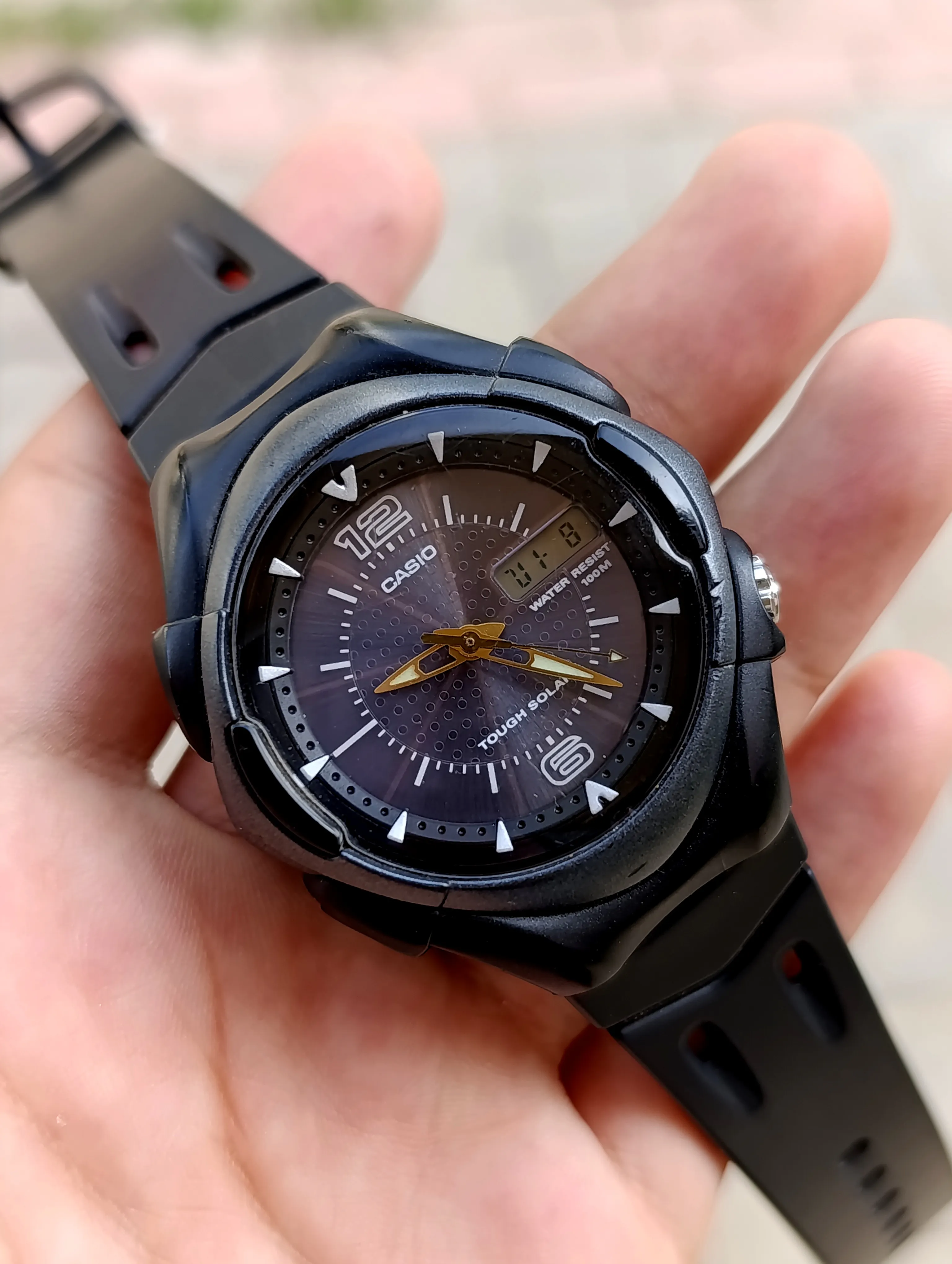 CASIO MDA-S11H-1B2V TOUGH SOLAR ALIMENTATION SOALIRE WATER RESISTANT 100M