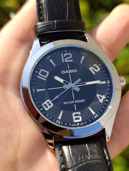 MONTRE CASIO MTP-VX01L-1BUDF ORIGINAL HOMME GENUINE LEATHER HOMME