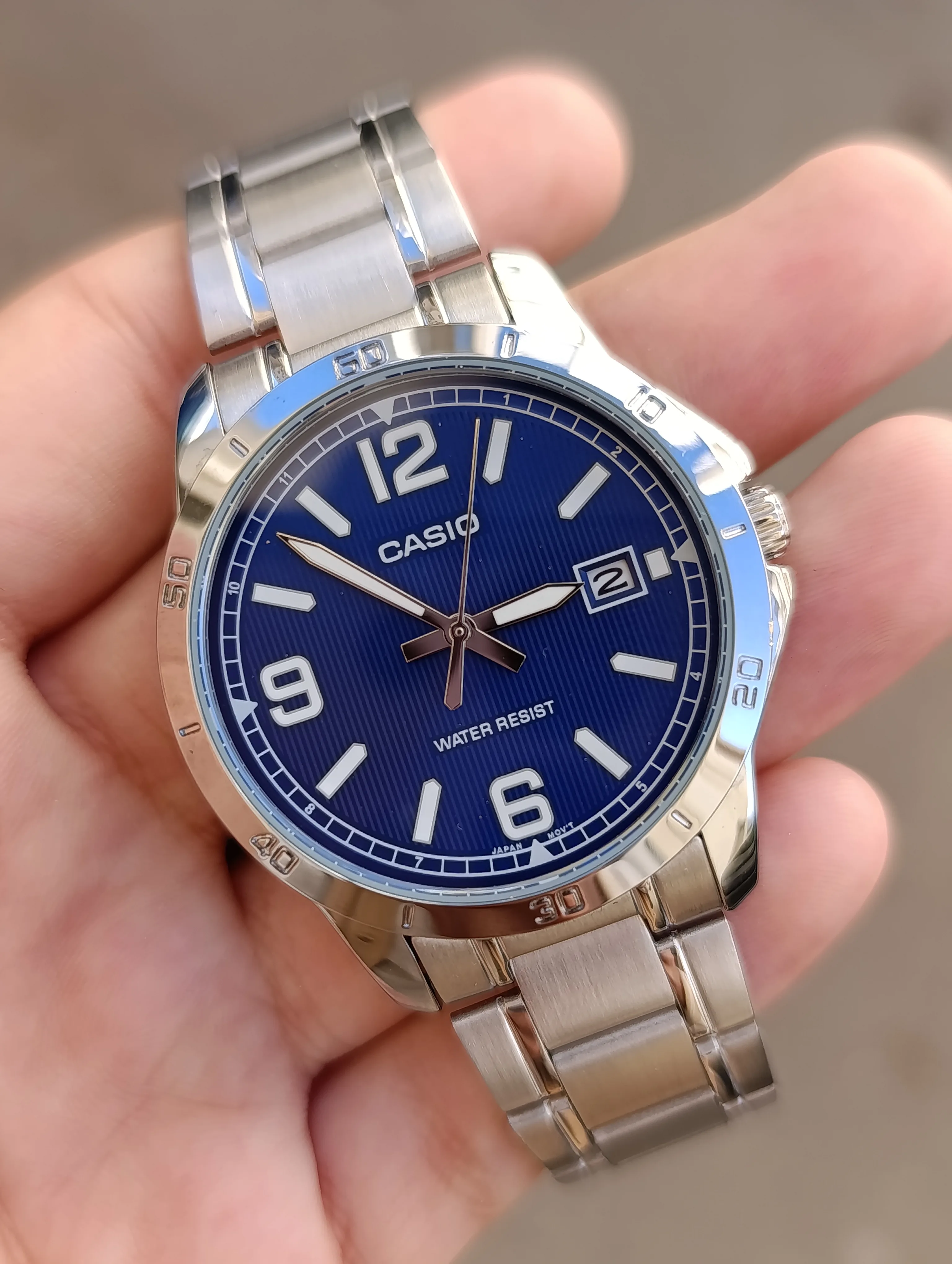 CASIO MTP-V004D-2BUDF ORIGINAL HOMM NEUVE WATER RESISTANT