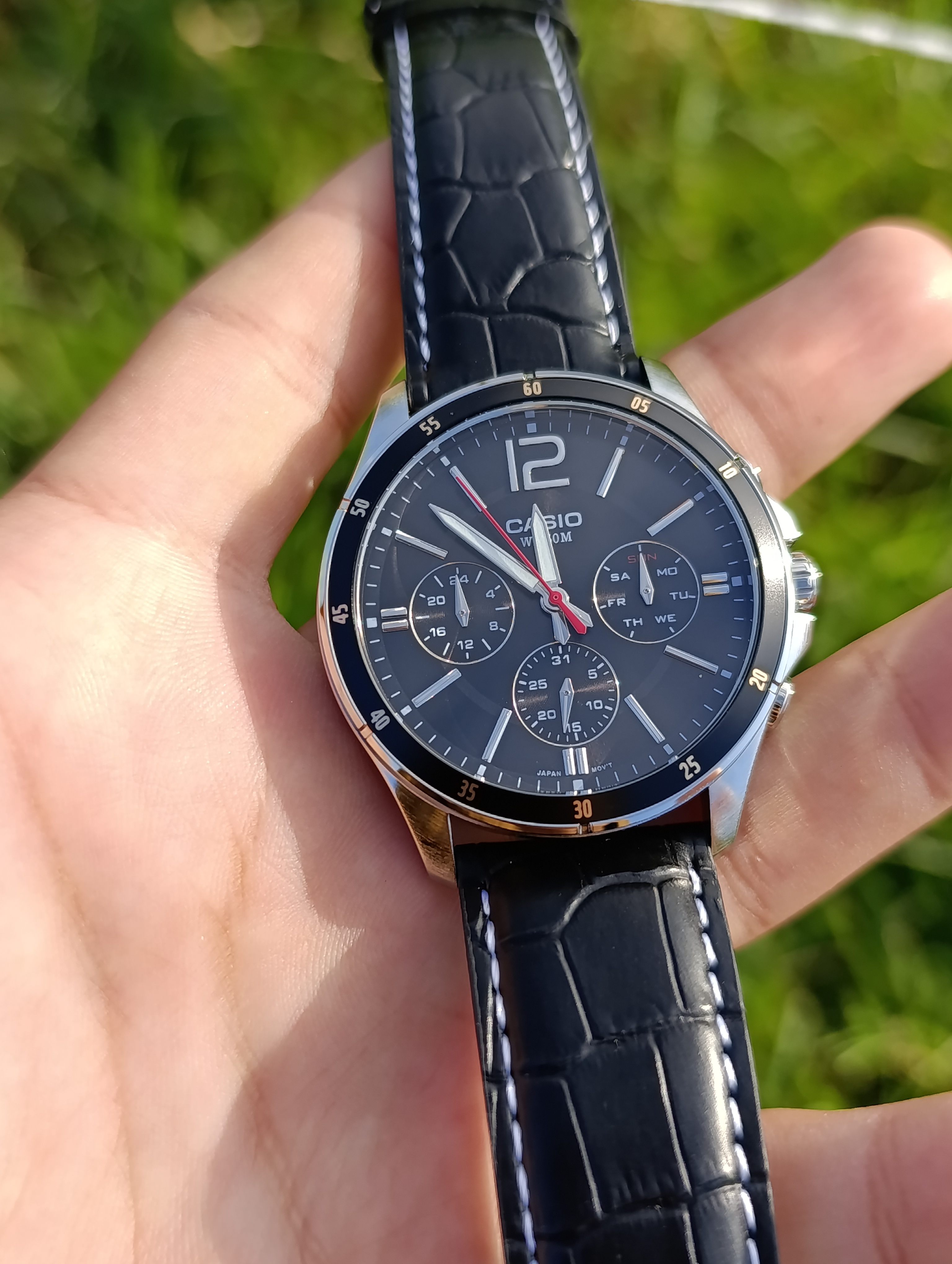 CASIO MTP-1374L-1AVDF  CHRONO ORIGINAL HOMME NEUVE QUARTZ WR 50M JELD