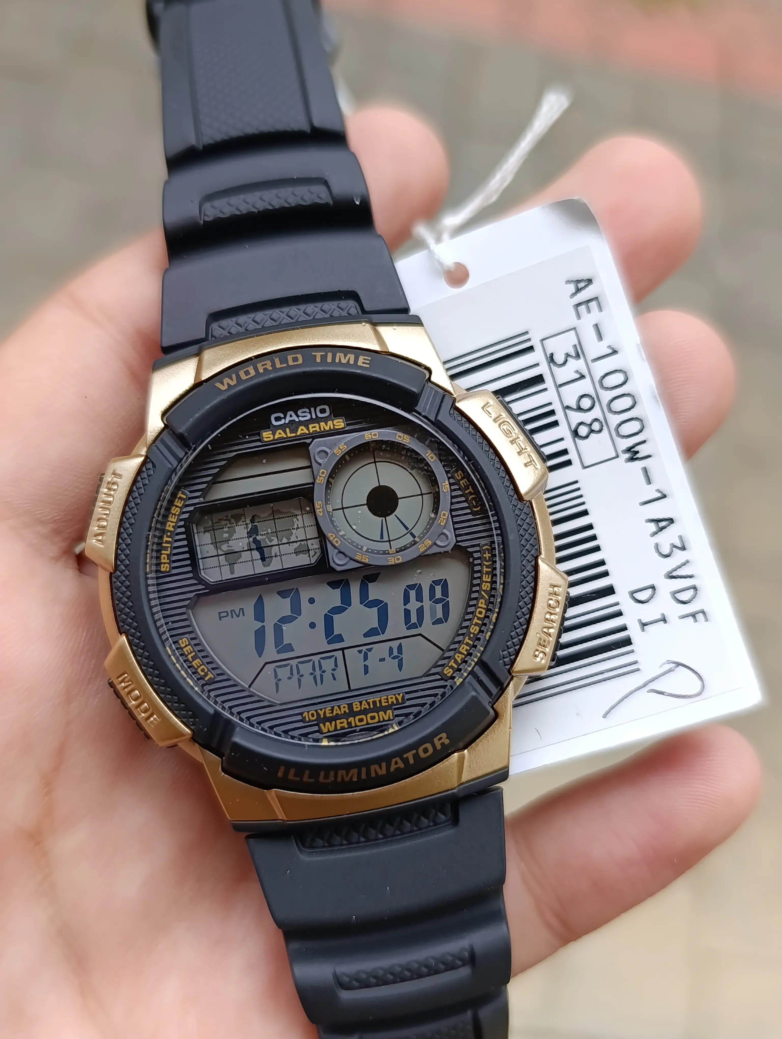 CASIO ILLUMINATOR  AE-1000W-1A3VDF ORIGINAL NEUVE HOMME WATER RESISTANT 100M