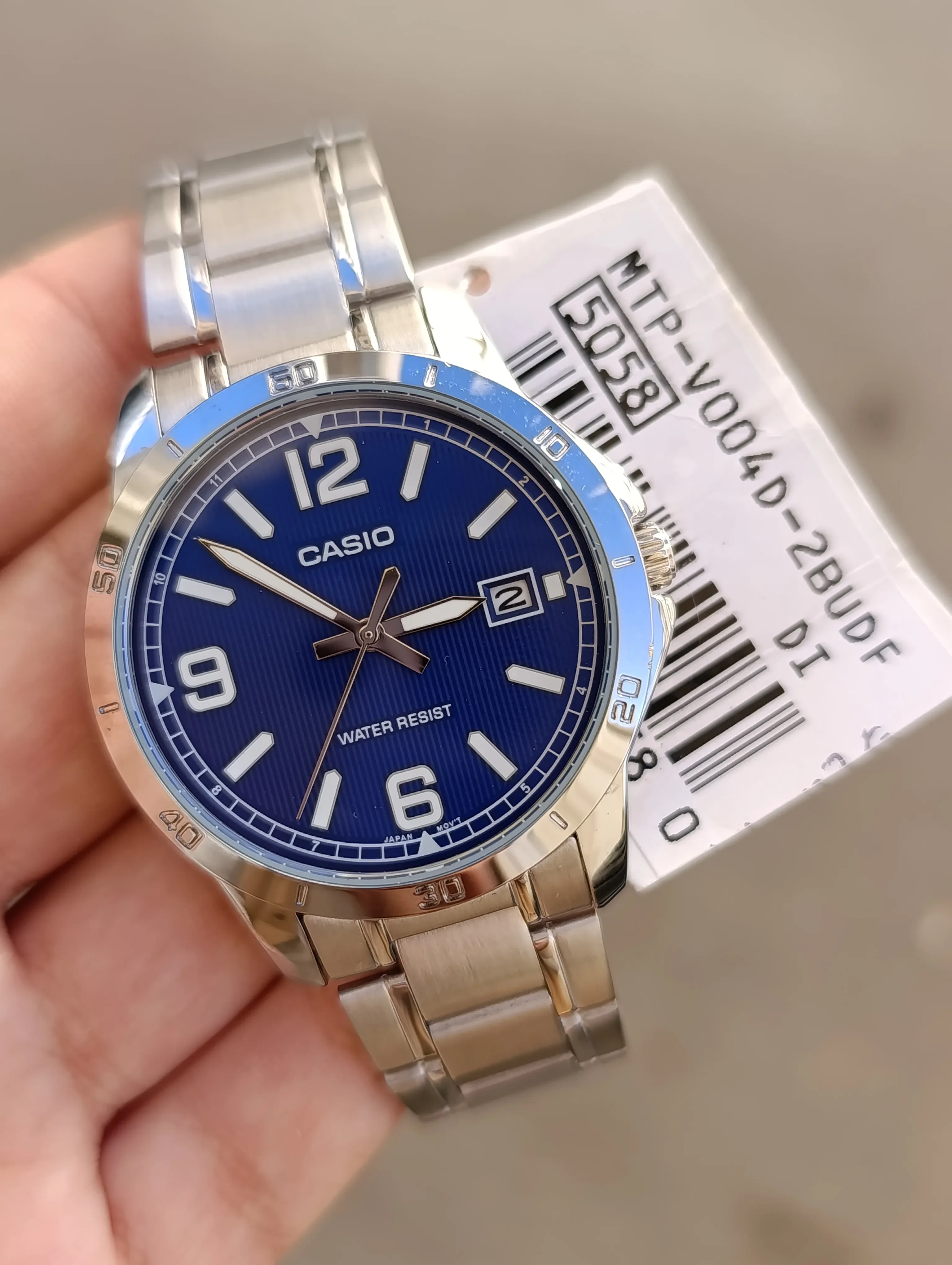 CASIO MTP-V004D-2BUDF ORIGINAL HOMM NEUVE WATER RESISTANT