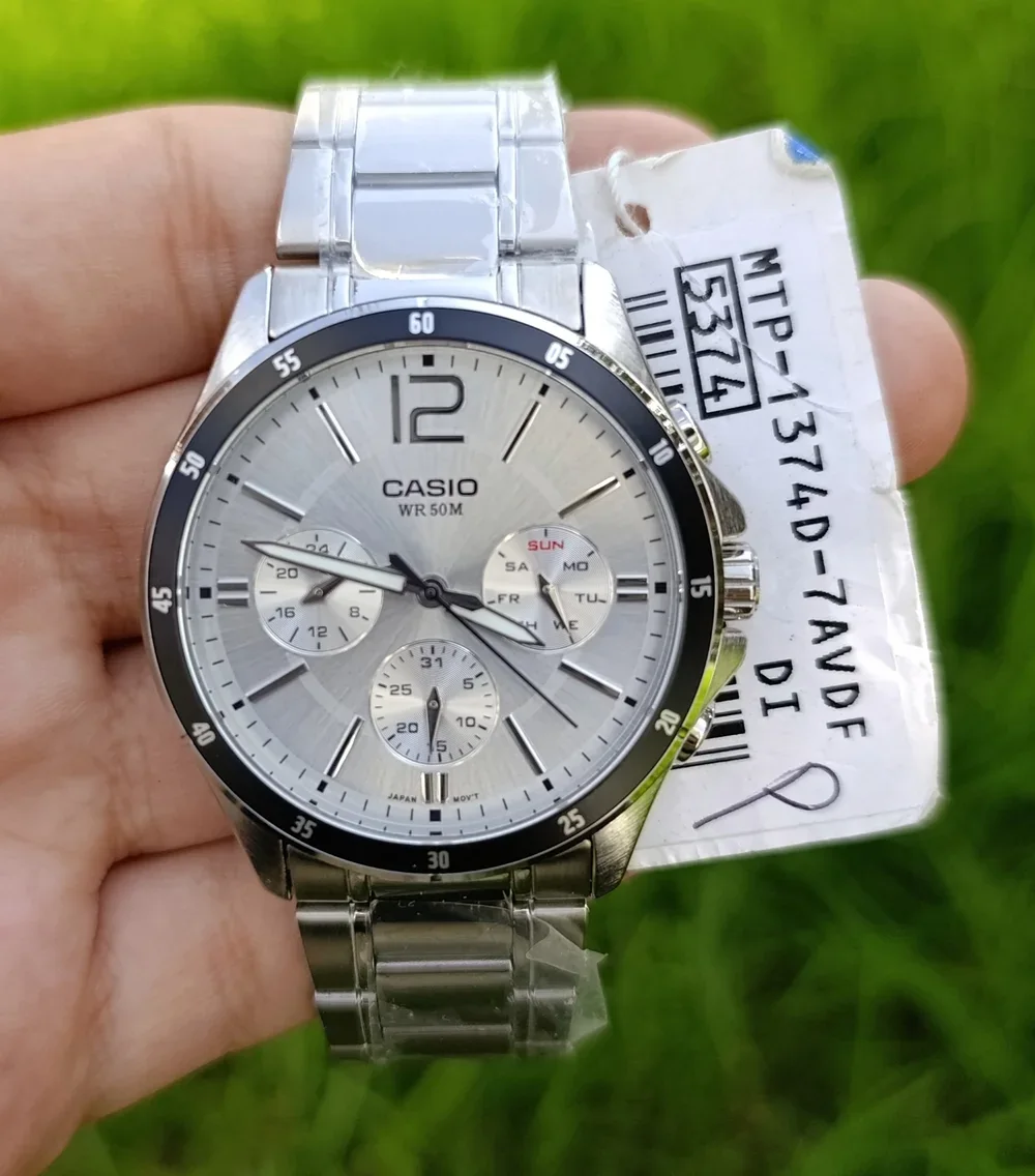 CASIO MTP-1374D-7AVDF  CHRONO ORIGINAL HOMME NEUVE QUARTZ WR 50M
