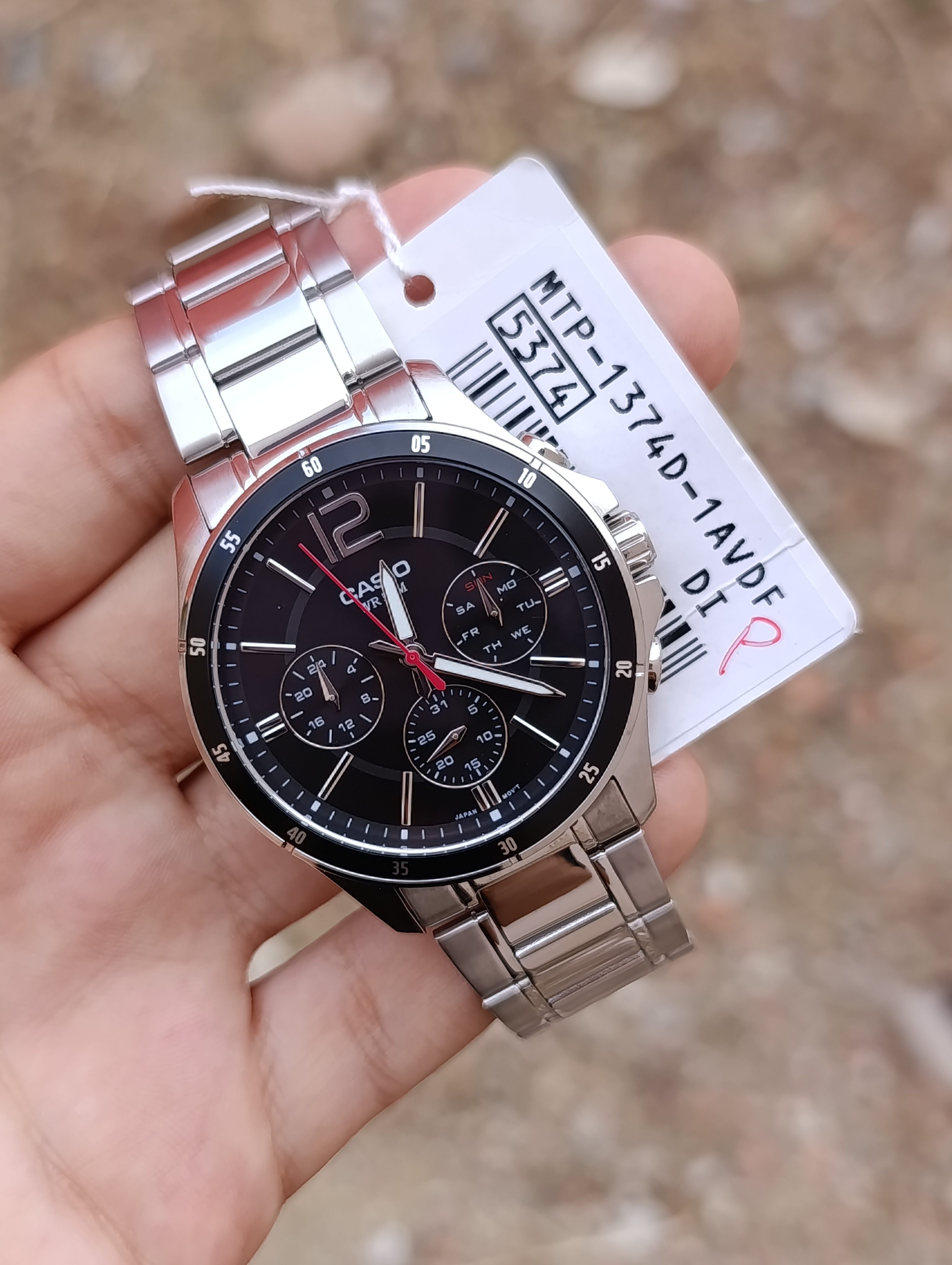 CASIO MTP-1374D-1AVDF  CHRONO ORIGINAL HOMME NEUVE QUARTZ WR 50M
