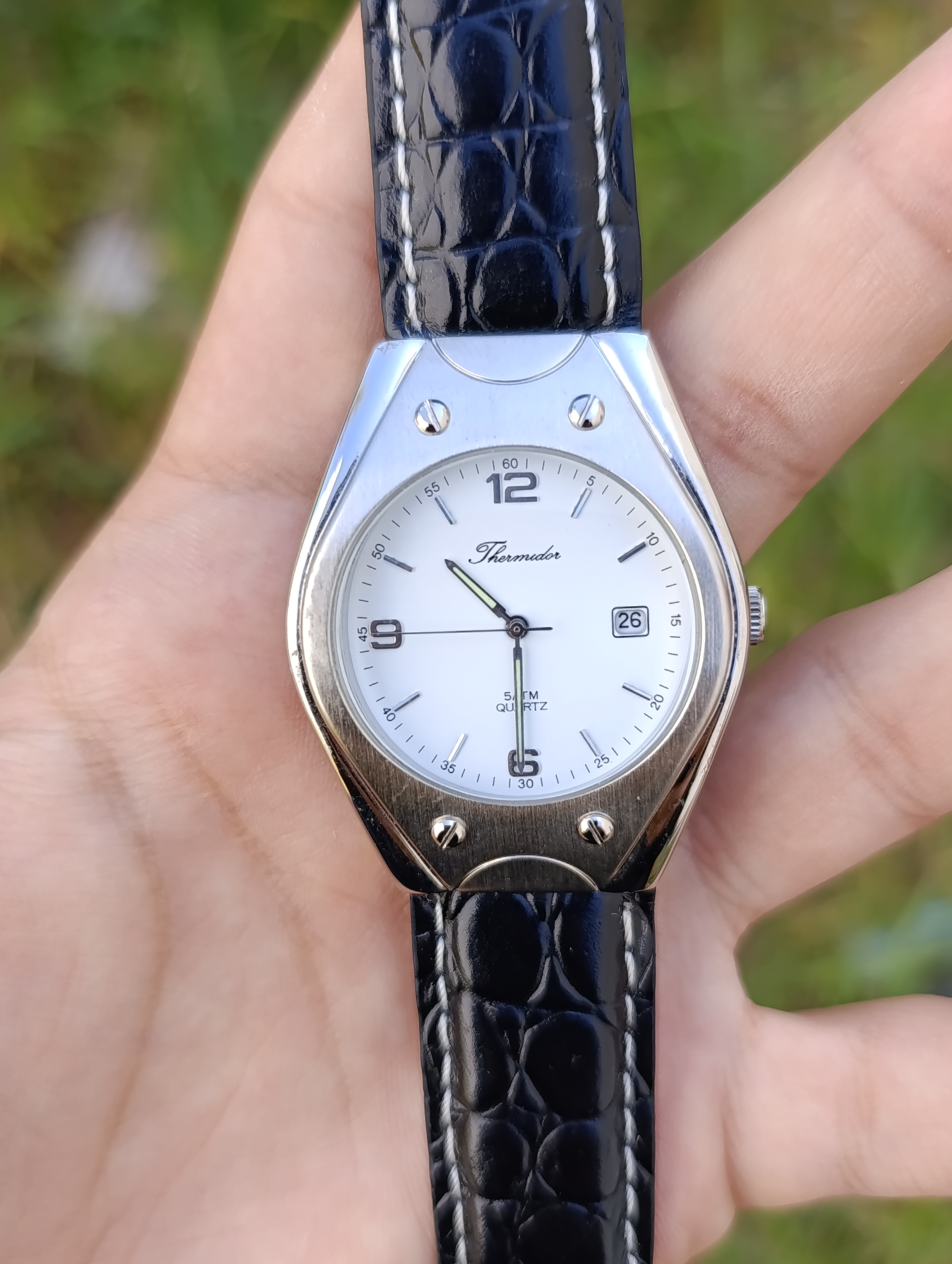 MONTRE THERMIDOR  CLASSIQUE ORIGINAL NEUVE QUARTZ WR 5ATM JELD