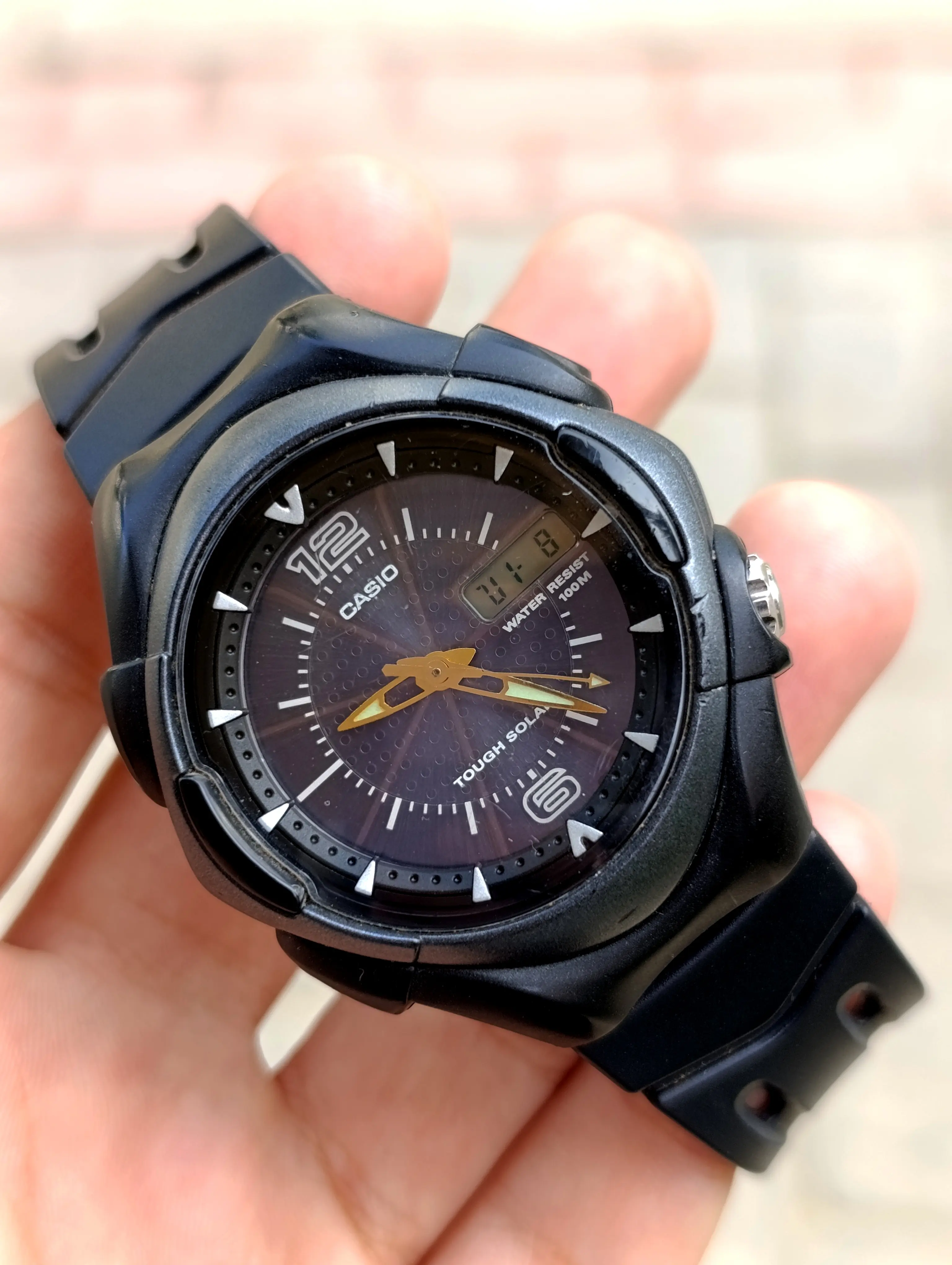 CASIO MDA-S11H-1B2V TOUGH SOLAR ALIMENTATION SOALIRE WATER RESISTANT 100M