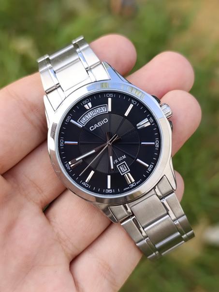 CASIO MTP-1381D-1AVDF ORIGINAL HOMME NEUVE QUARTZ WR 50M STAINLESS STEEL