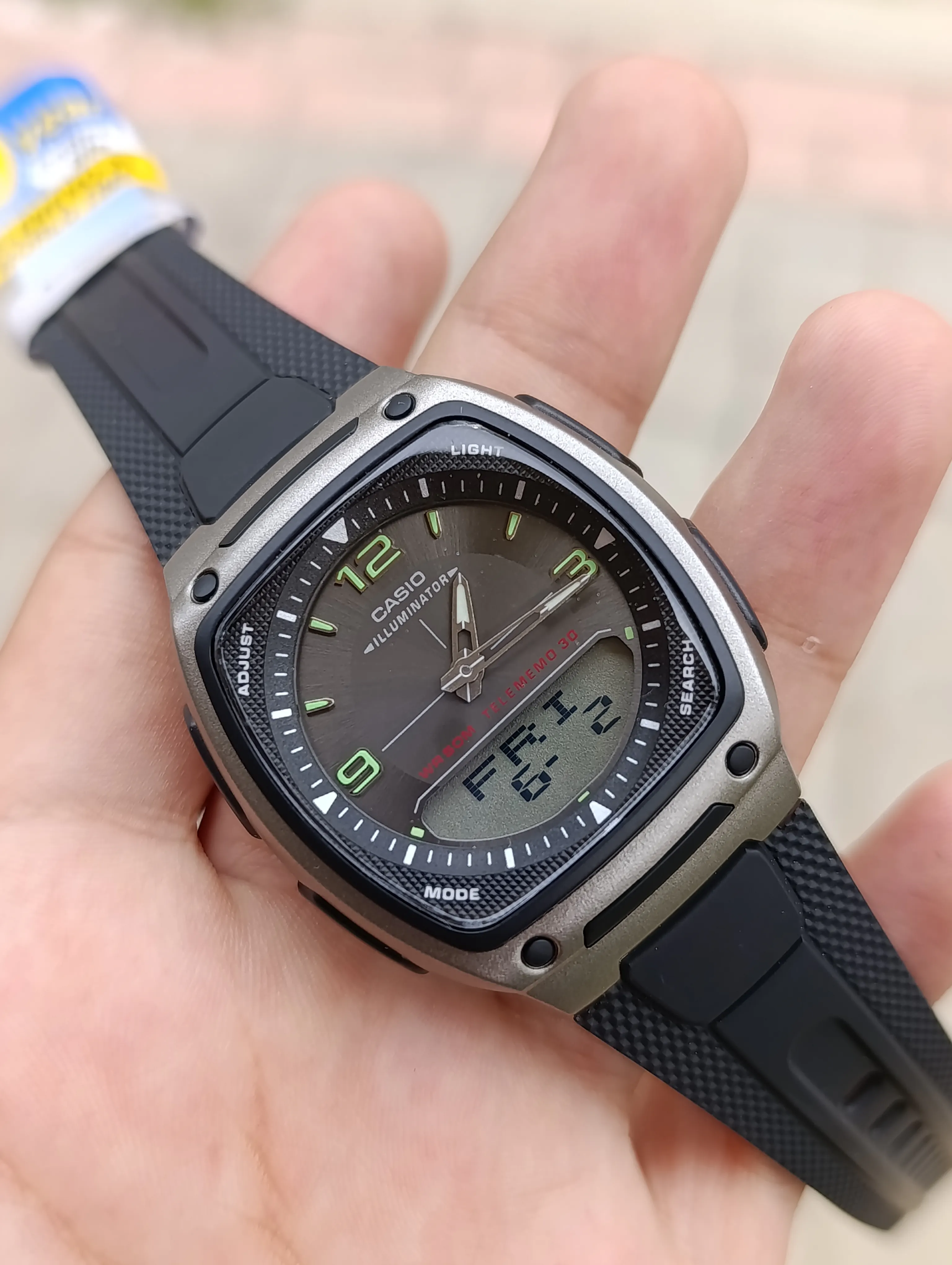 CASIO AW-81-1A1VDF  TELEMEMO 30 ORIGINALE NEUVE HOMME WATER RESISTANT 50M