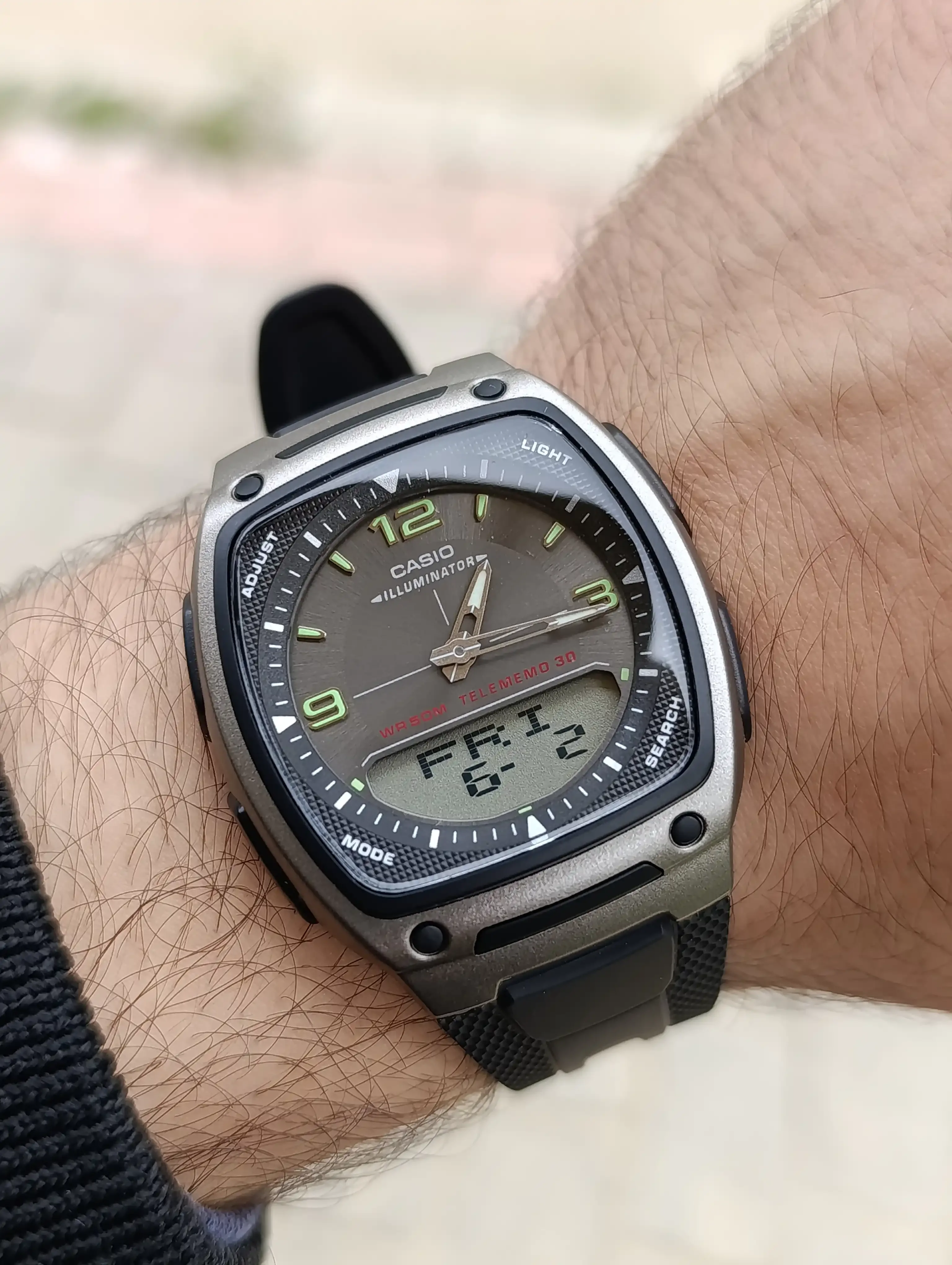 CASIO AW-81-1A1VDF  TELEMEMO 30 ORIGINALE NEUVE HOMME WATER RESISTANT 50M