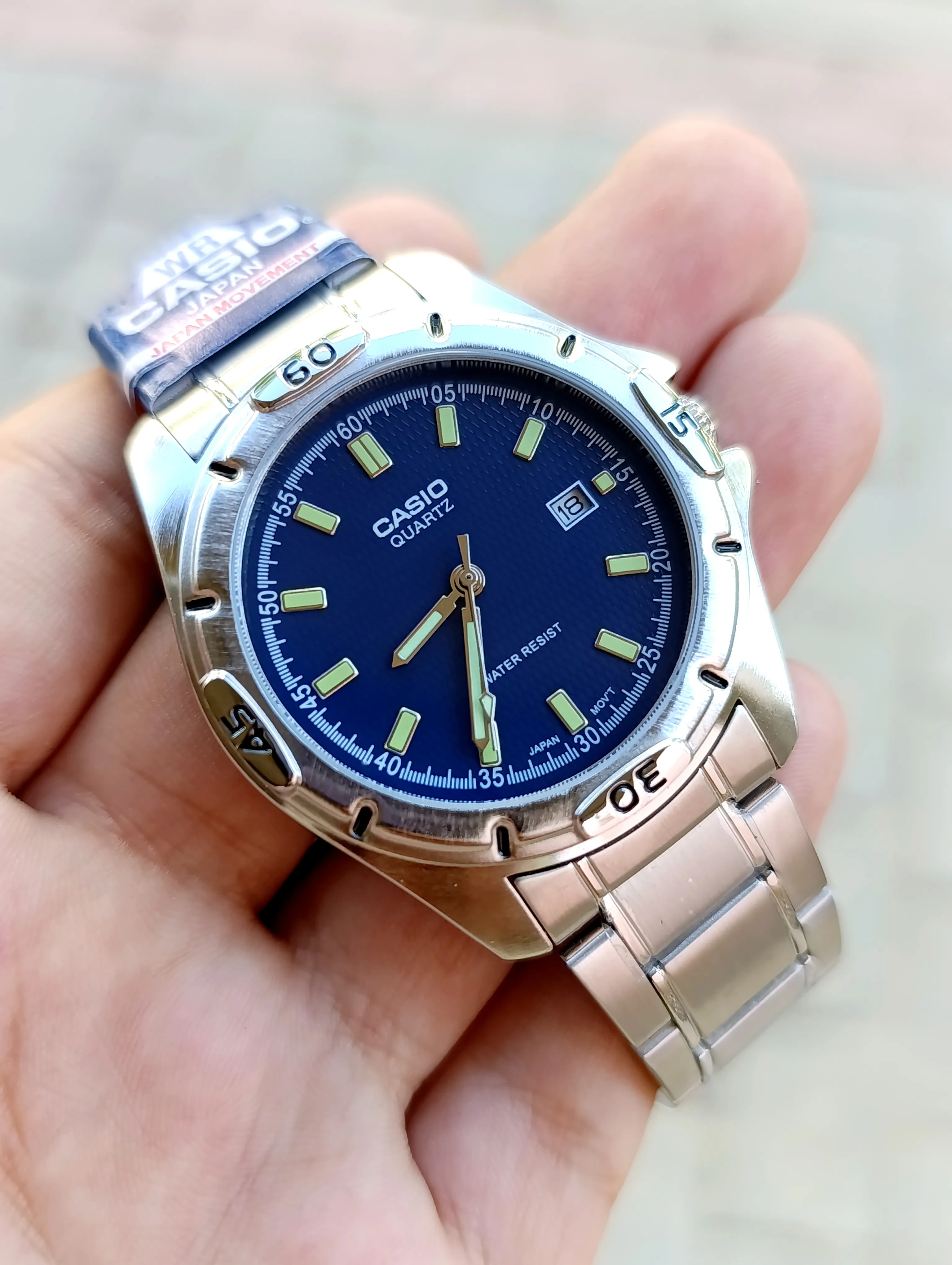 CASIO MTP-1244D-2ADF ORIGINAL HOMME NEUVE QUARTZ WATER RESISTANT 50M