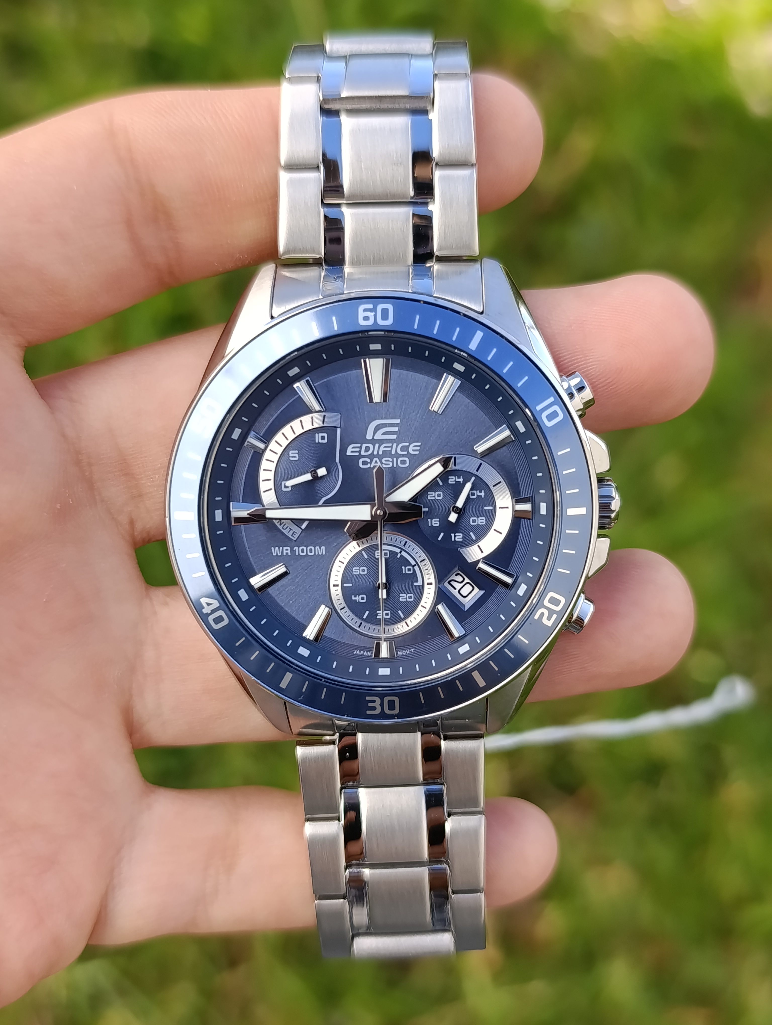 CASIO EDIFICE EFR-552D-2AVUEF  CHRONOGRAPH ORIGINAL HOMME NEUVE WR 100M
