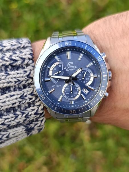 CASIO EDIFICE EFR-552D-2AVUEF  CHRONOGRAPH ORIGINAL HOMME NEUVE WR 100M