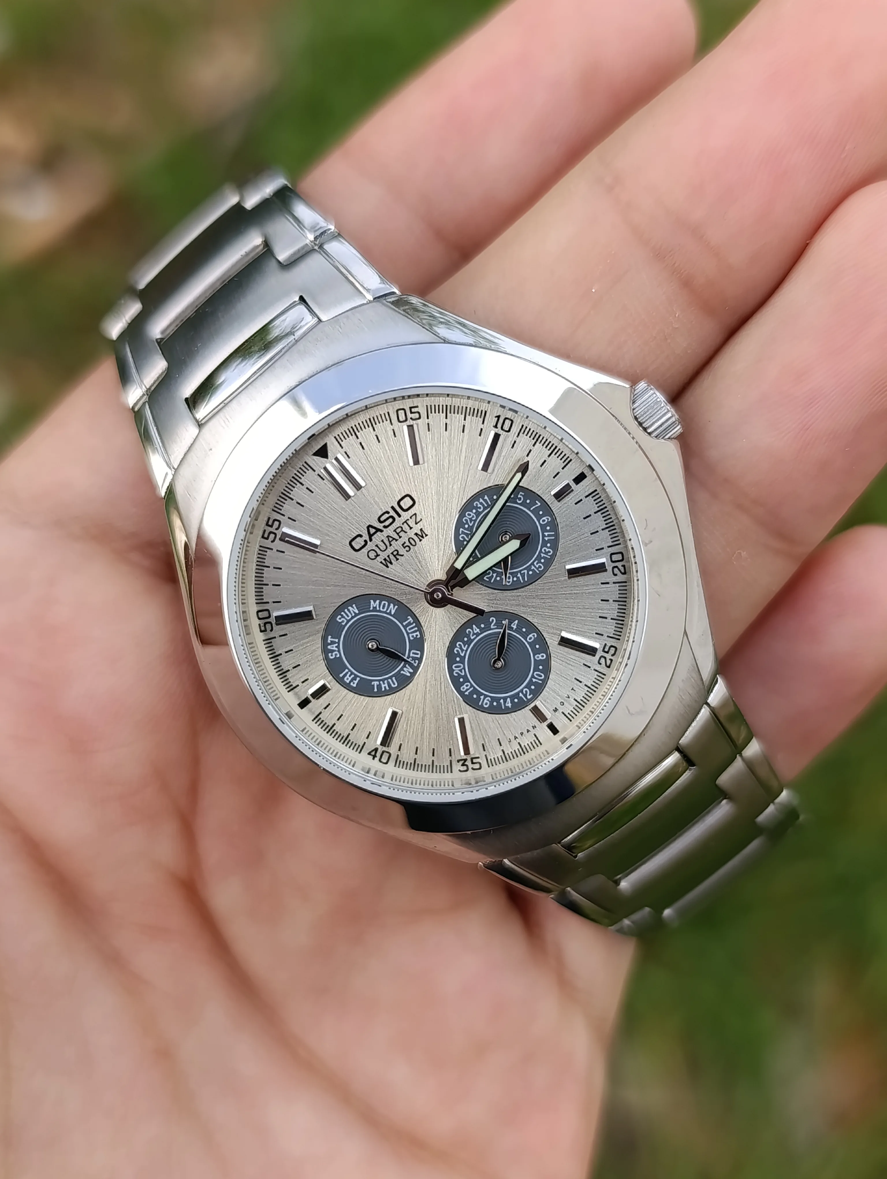 MONTRE CASIO MTP-1247D-9AVDF ORIGINAL HOMME NEUVE QUARTZ WR 50M MULTIFONCTION