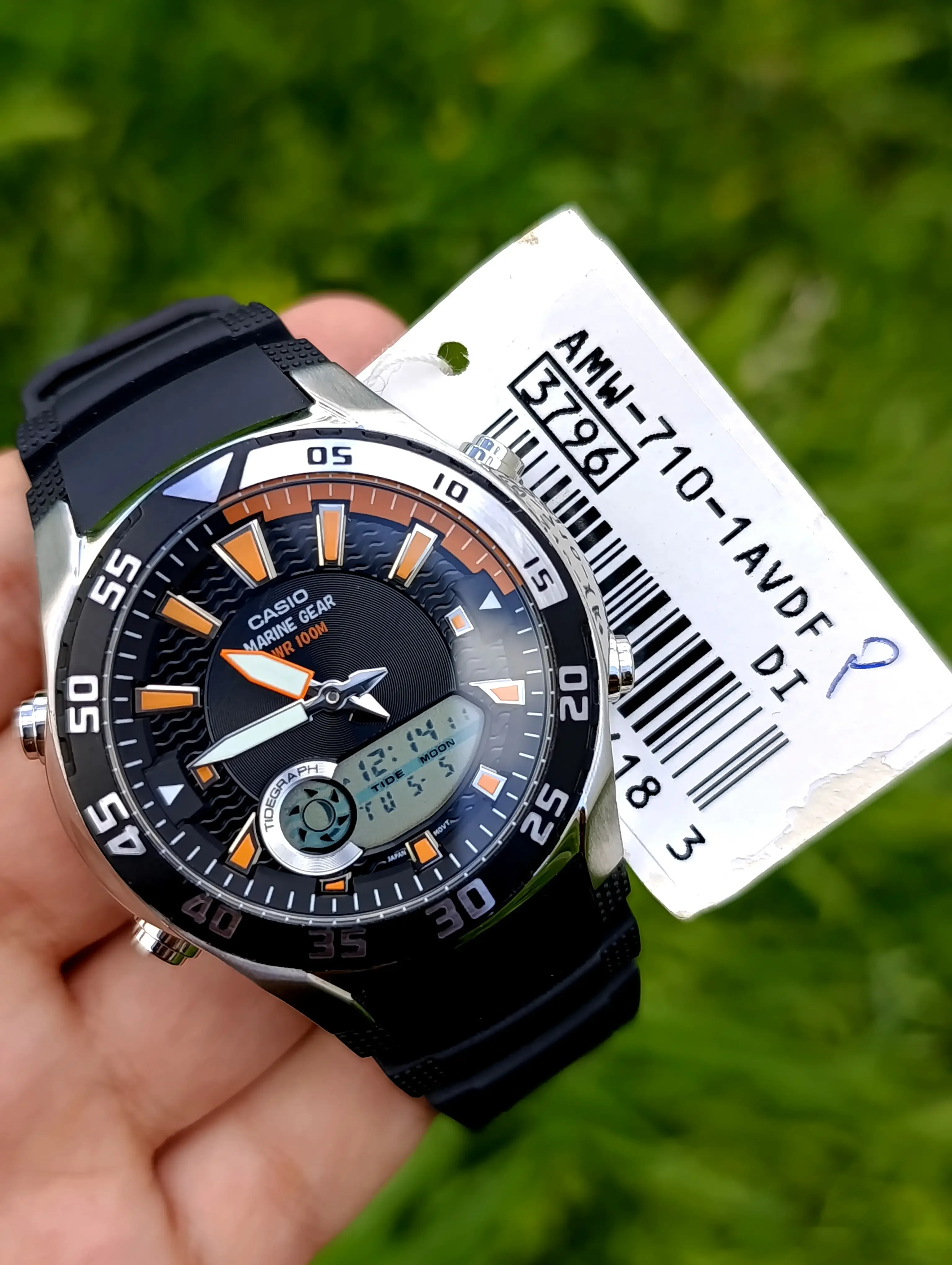 CASIO MARINE GEAR AMW-710-1AVDF ORIGINAL HOMME NEUVE WATER RESISTANT 100M