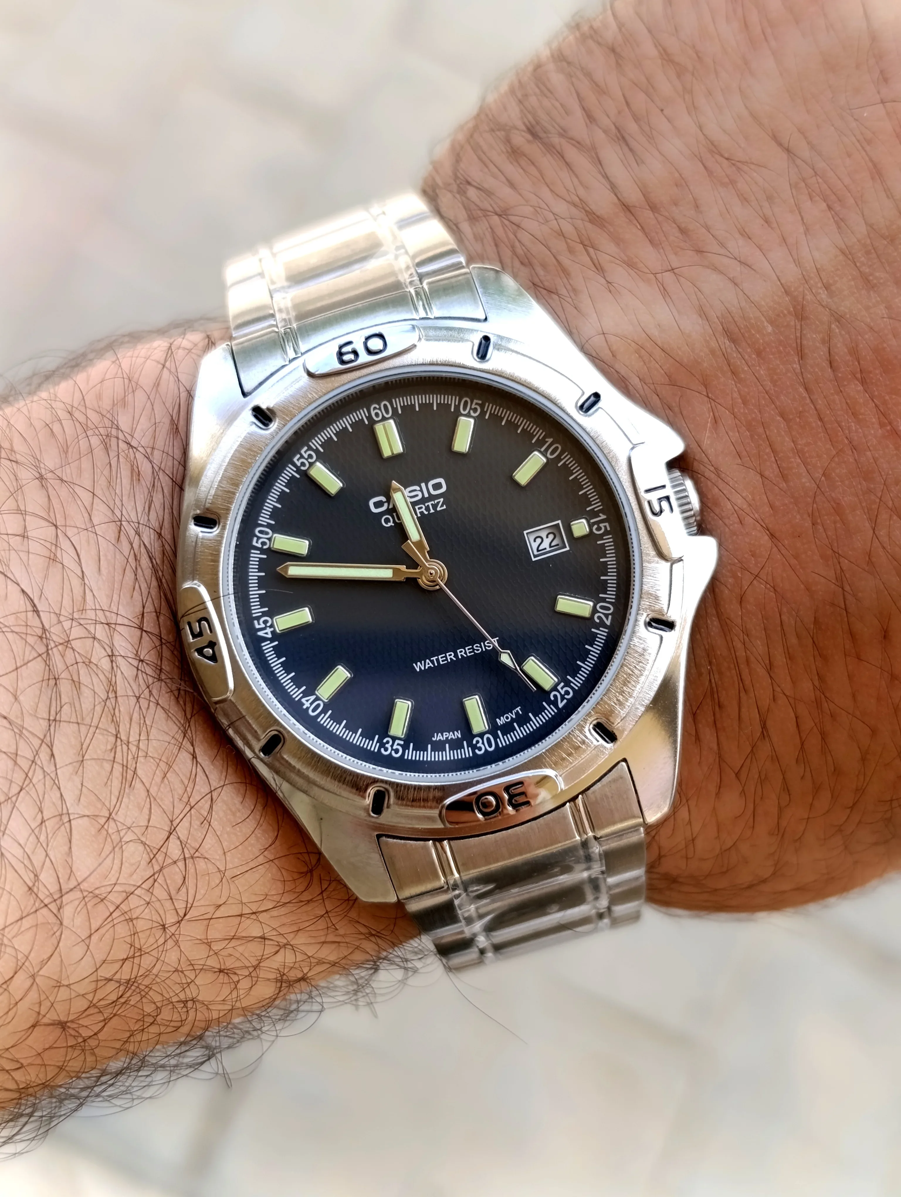 CASIO MTP-1244D-8ADF ORIGINAL HOMME NEUVE QUARTZ WATER RESISTANT 50M