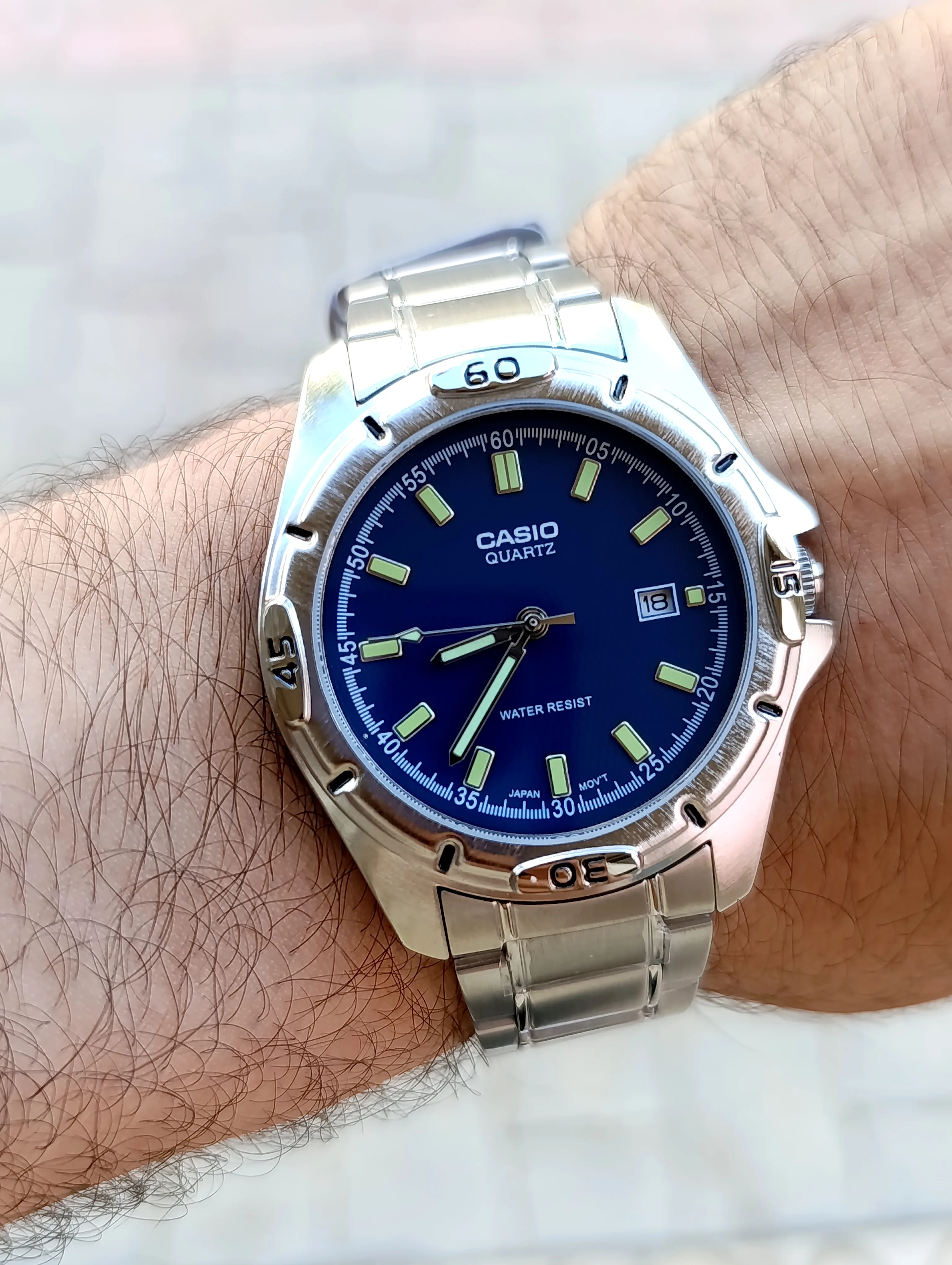 CASIO MTP-1244D-2ADF ORIGINAL HOMME NEUVE QUARTZ WATER RESISTANT 50M