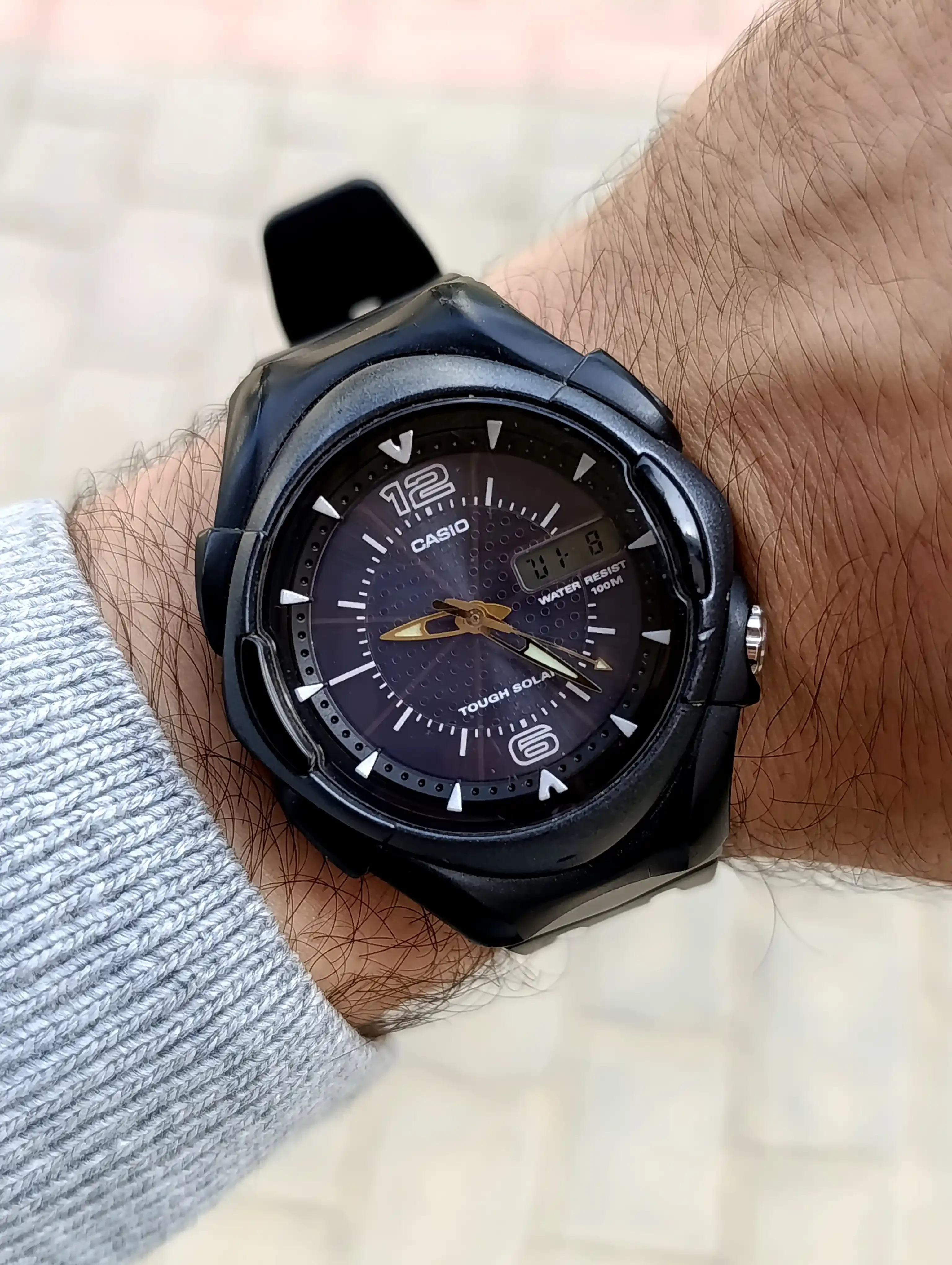 CASIO MDA-S11H-1B2V TOUGH SOLAR ALIMENTATION SOALIRE WATER RESISTANT 100M